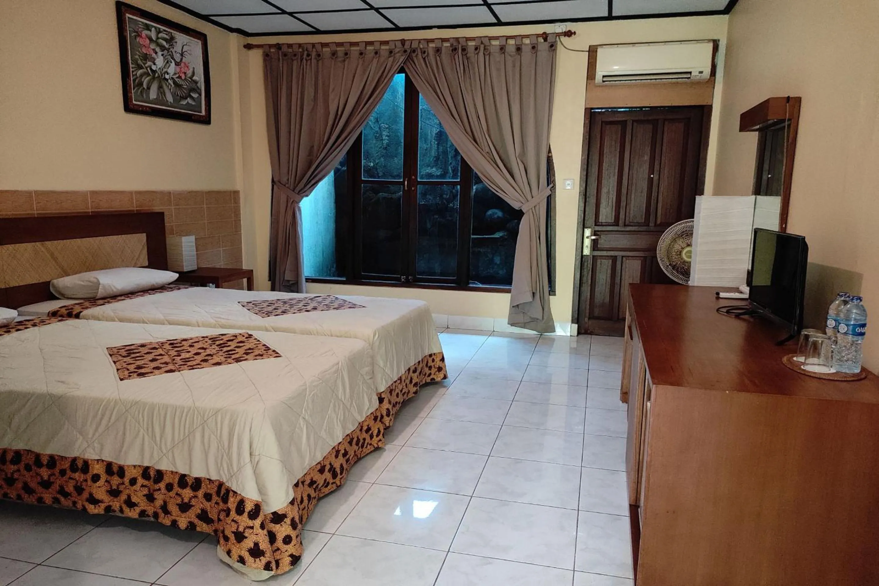 Bedroom, Bed in Villa Puri Royan Jimbaran