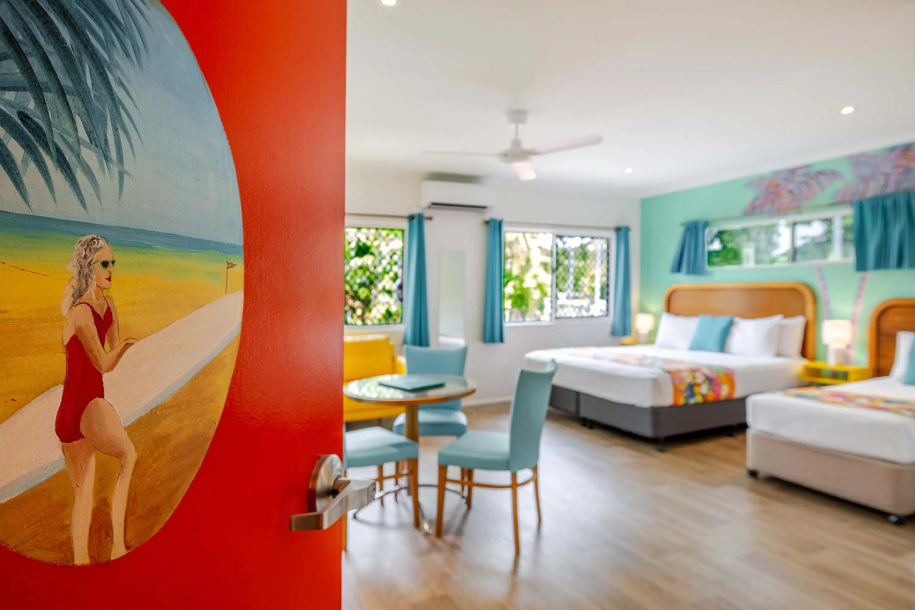 Bedroom, Bed in Port Douglas Motel