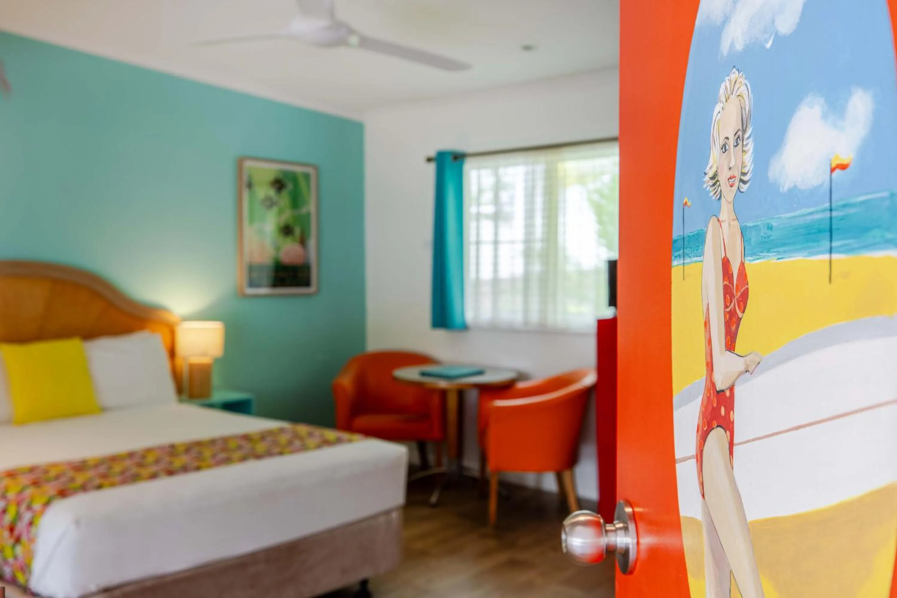 Bedroom, Bed in Port Douglas Motel