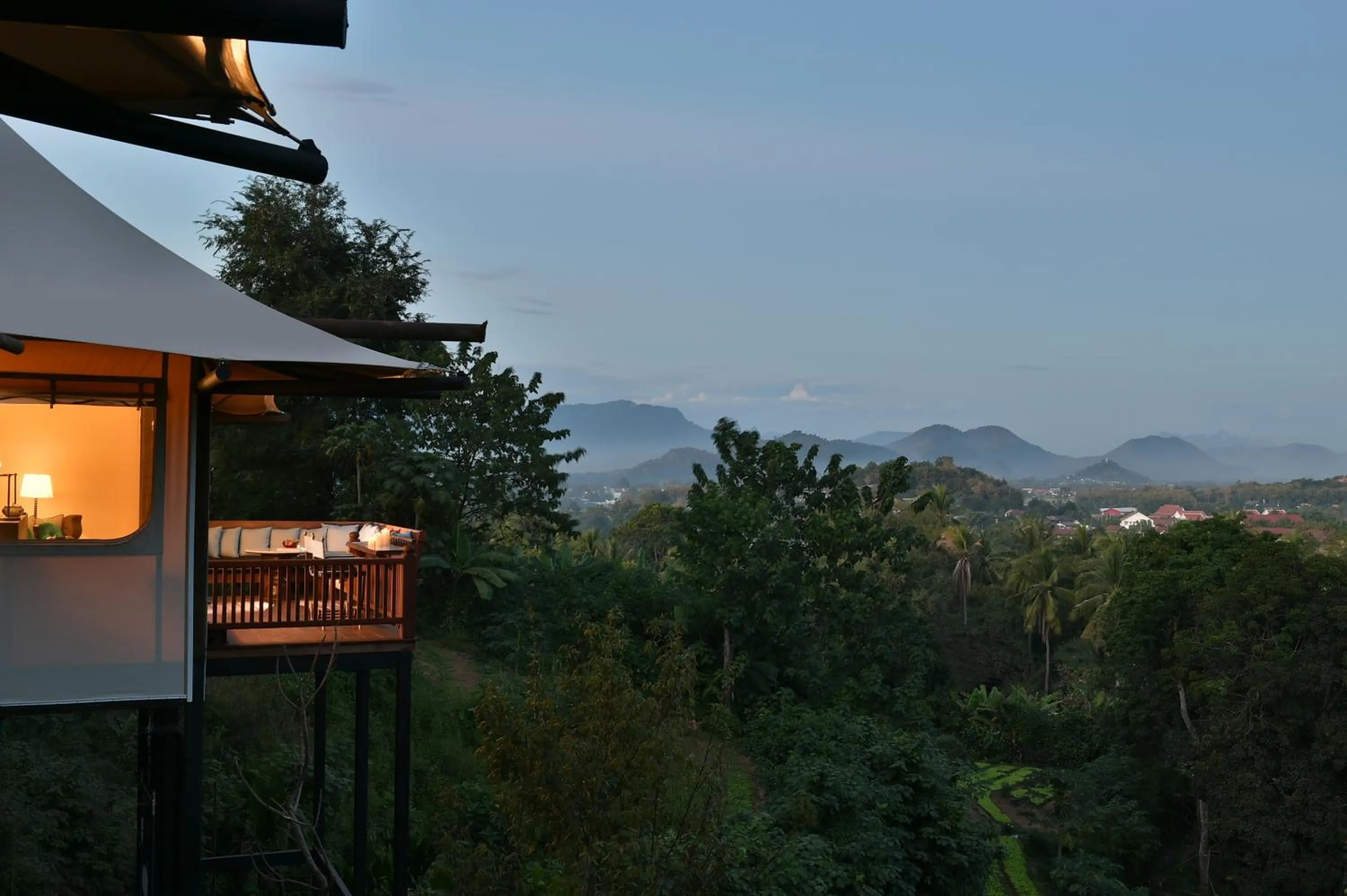 Mountain view in Rosewood Luang Prabang