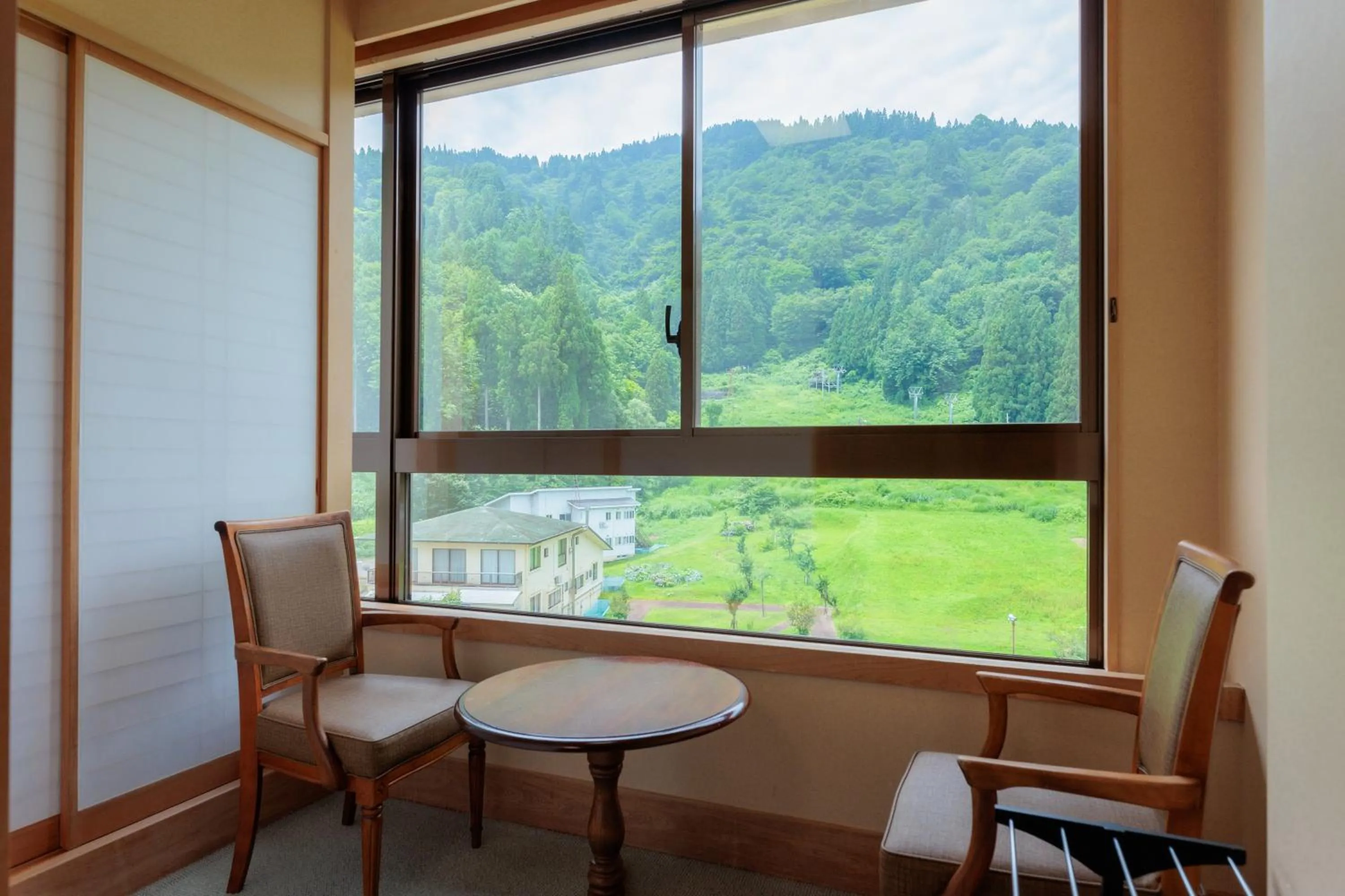 Mountain view in Yuzawa Grand Hotel