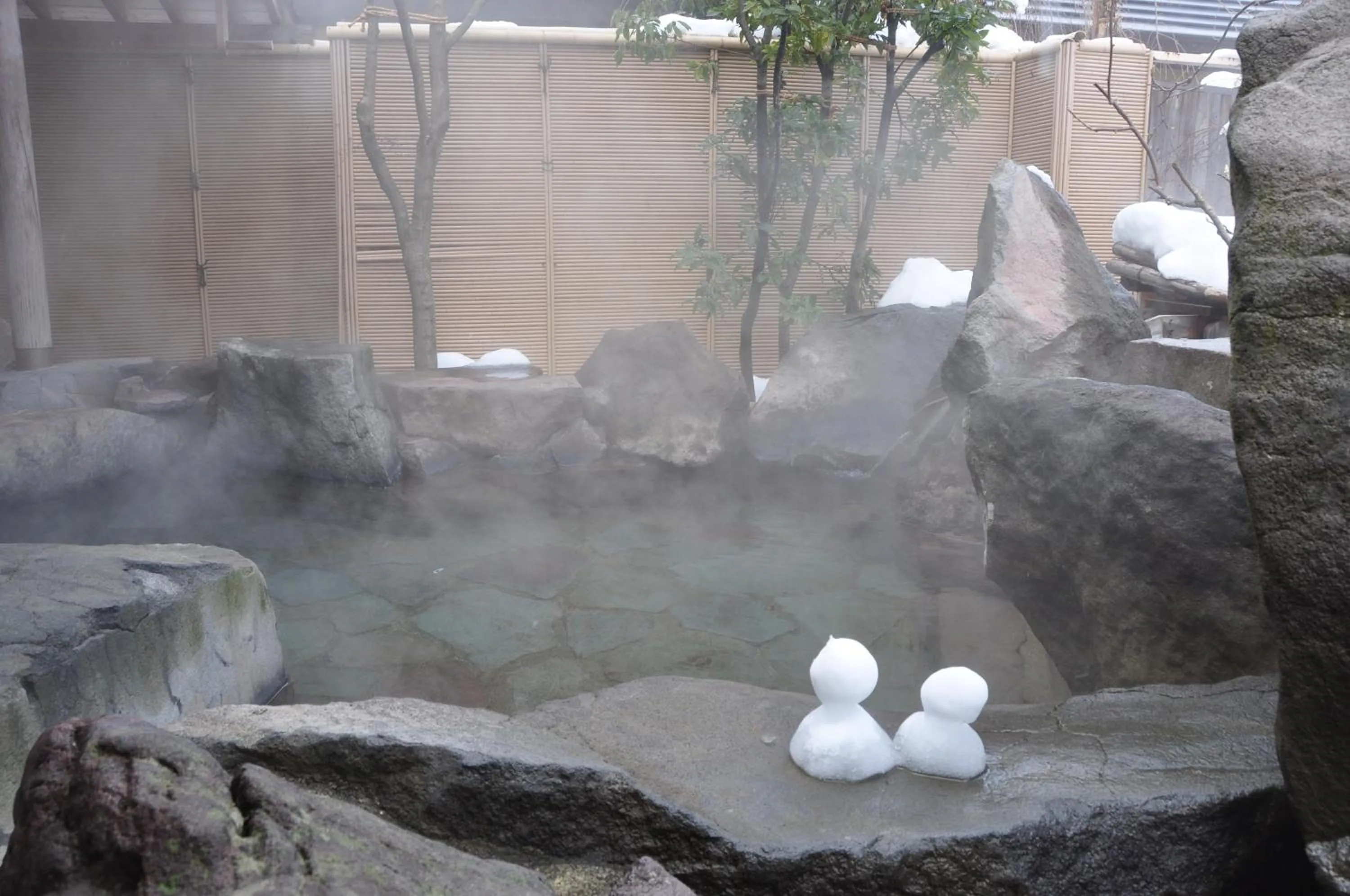 Hot Spring Bath in Yuzawa Grand Hotel