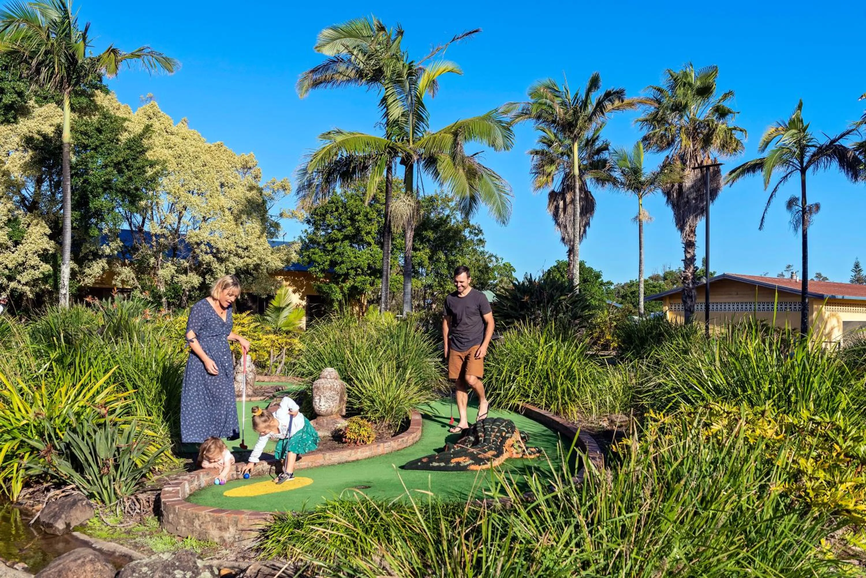Children play ground in Discovery Parks - Ballina