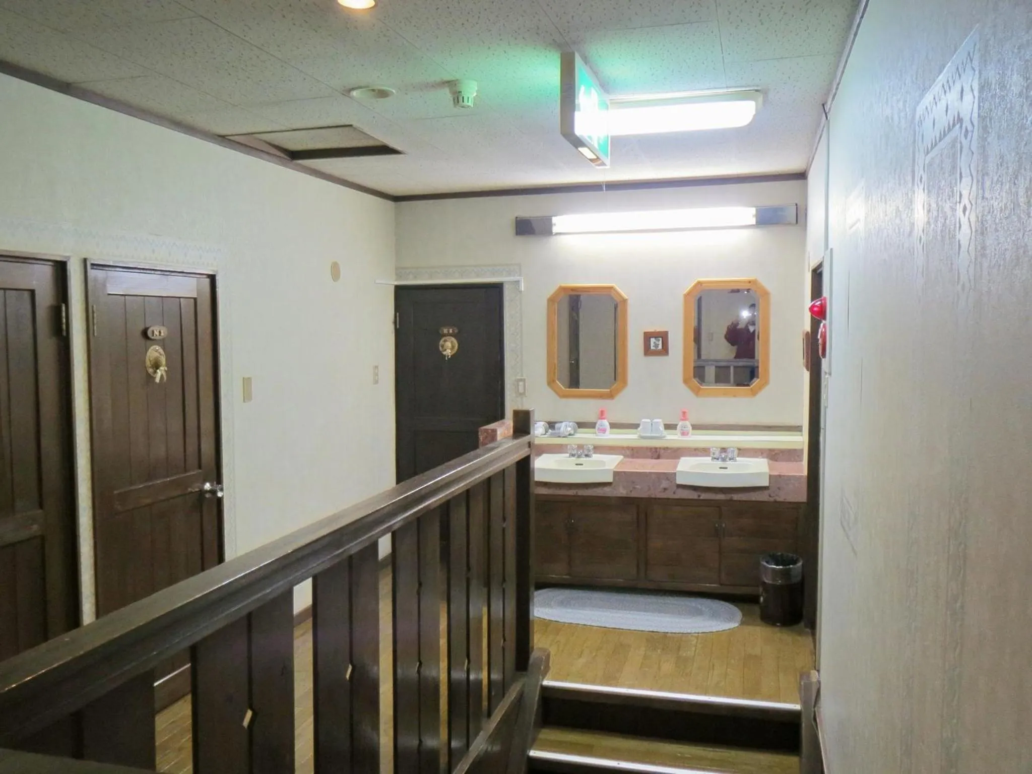 Decorative detail, Bed in Pension Marionette