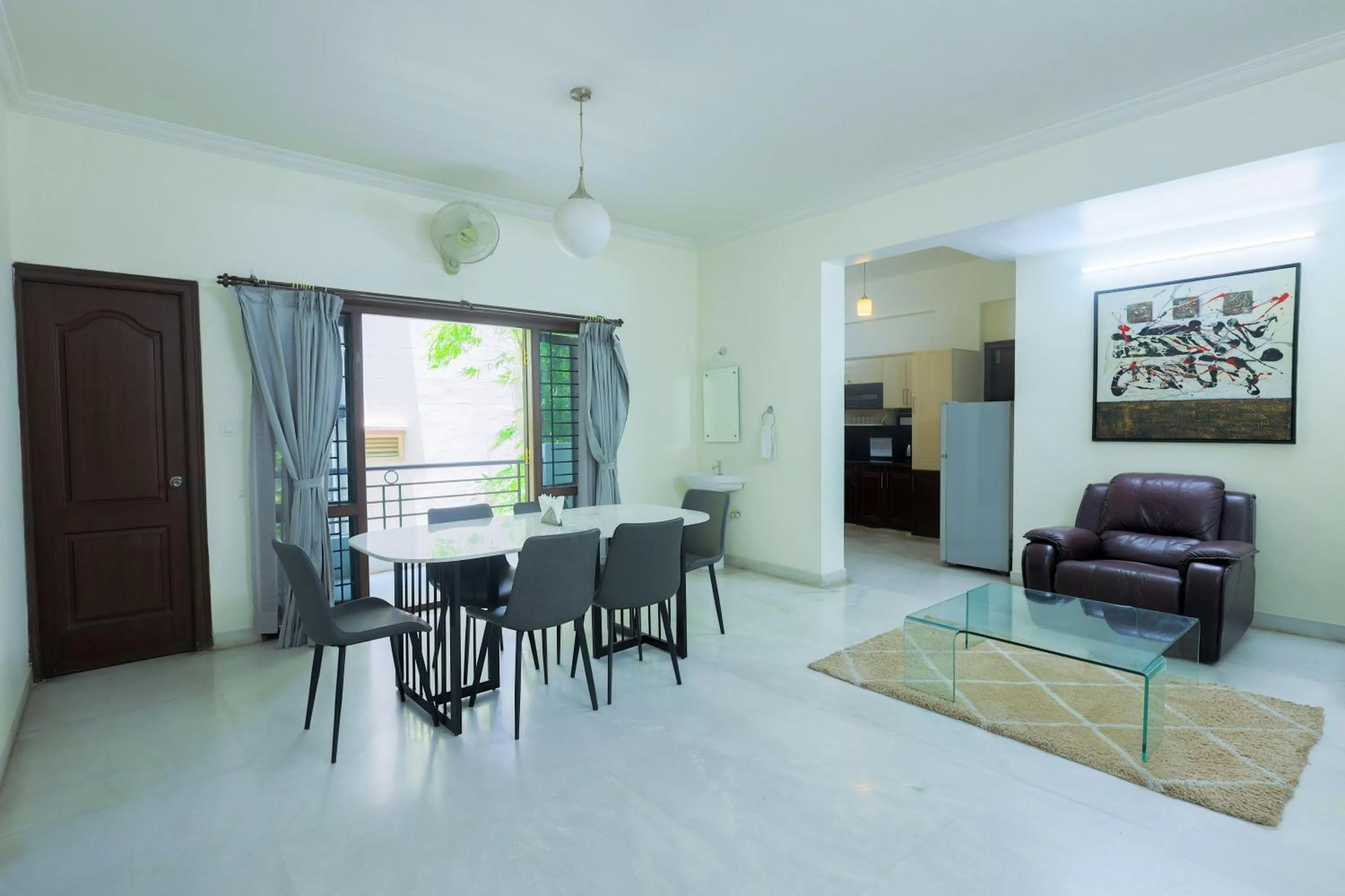 Dining area in Hotel Athome & Serviced Apartments by Deccan Serai Hotels