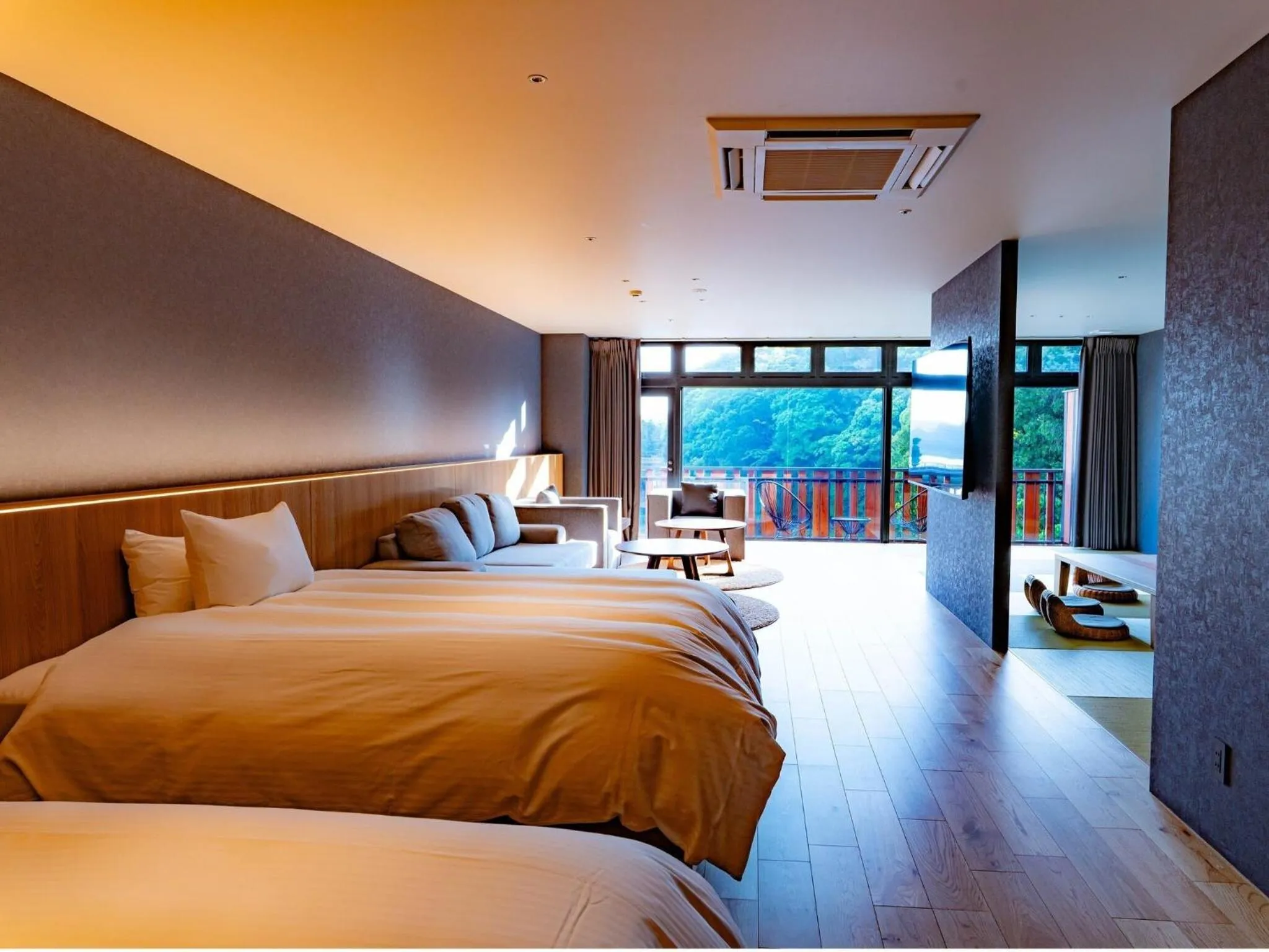 Bed in Hotel Flags Sasebo KujuKusima