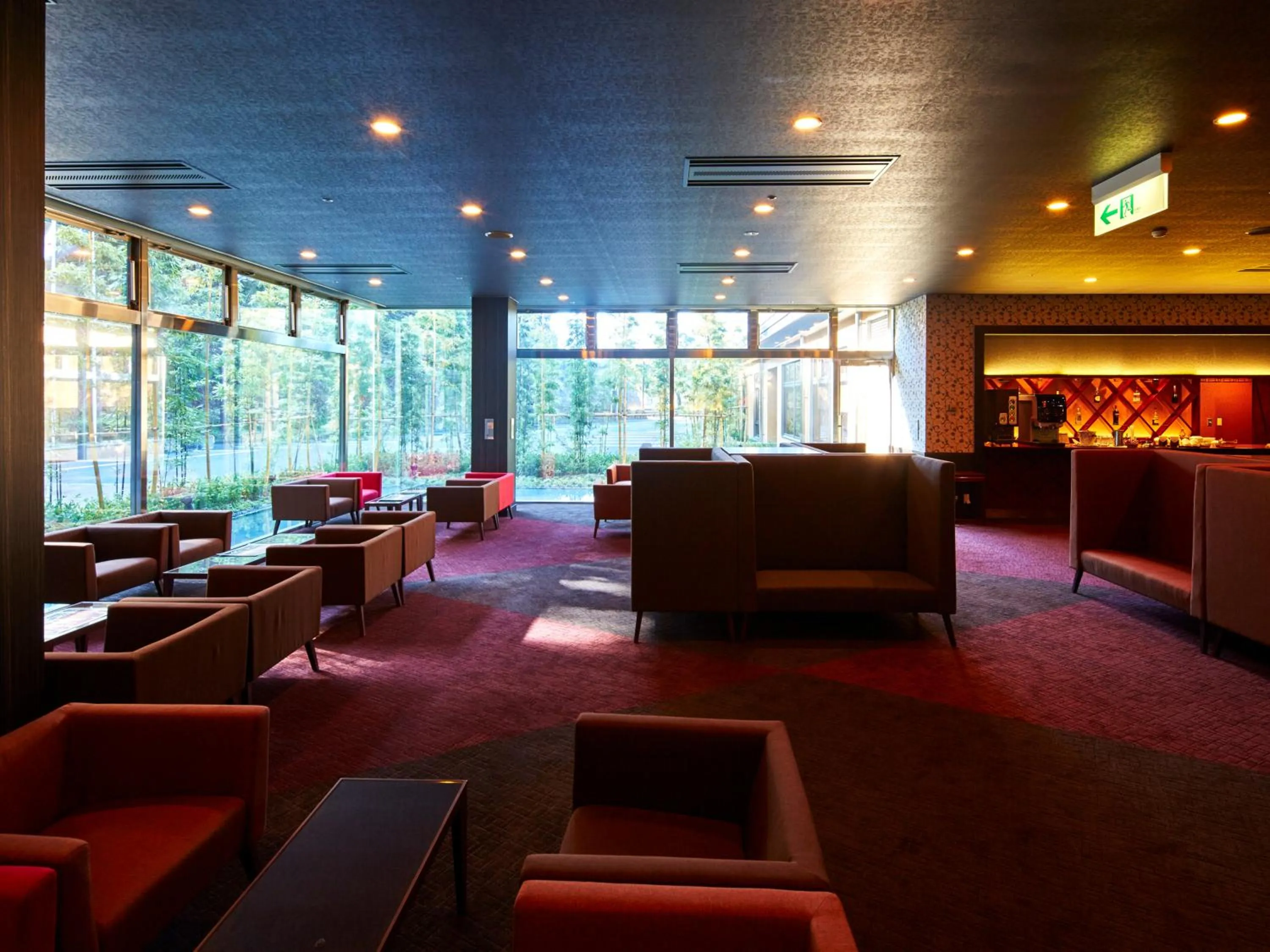 Communal lounge/ TV room in Hotel Flags Kuju Kusima