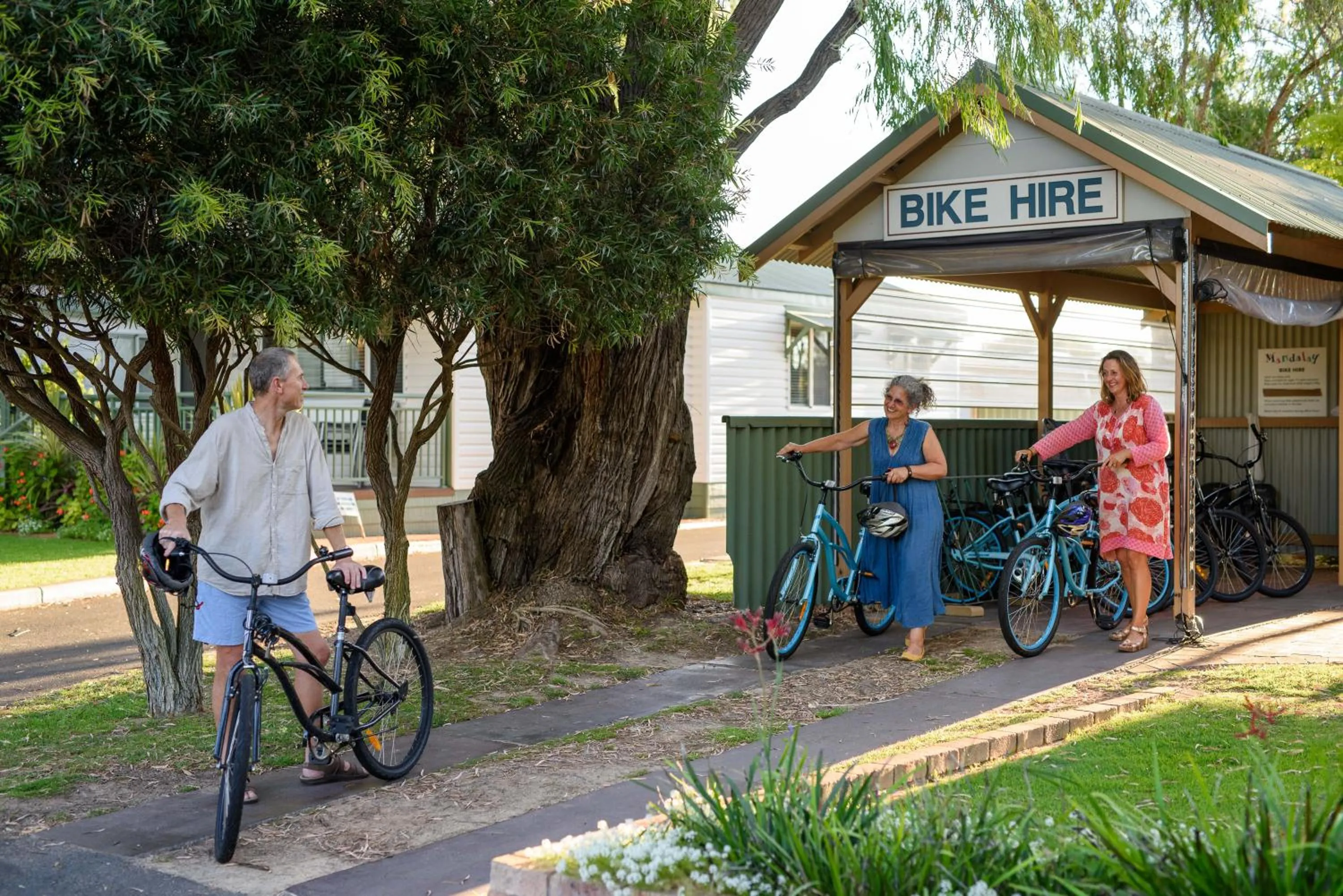 Cycling in Mandalay Holiday Resort and Tourist Park