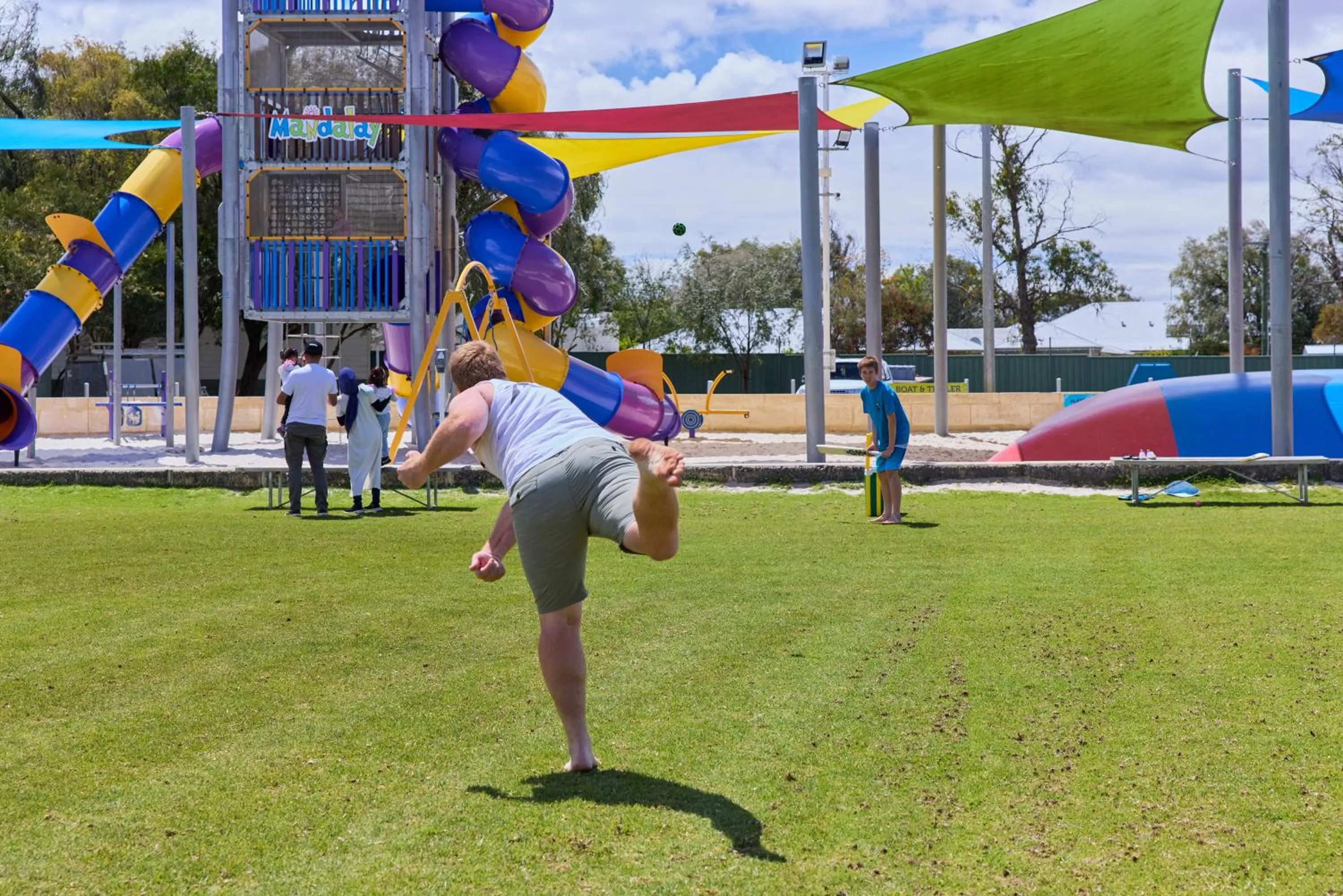 Children play ground in Mandalay Holiday Resort and Tourist Park