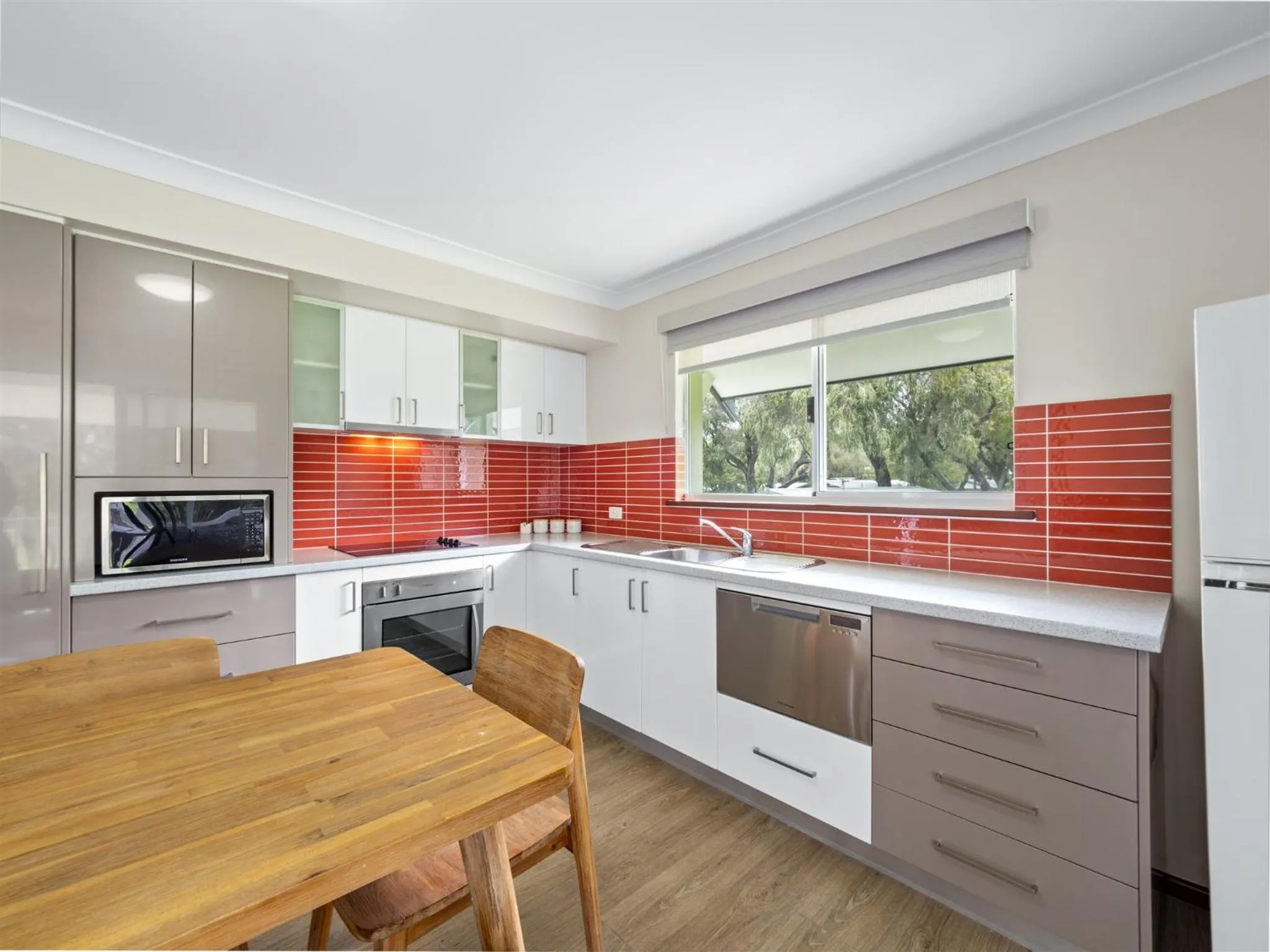 Kitchen or kitchenette in Mandalay Holiday Resort and Tourist Park