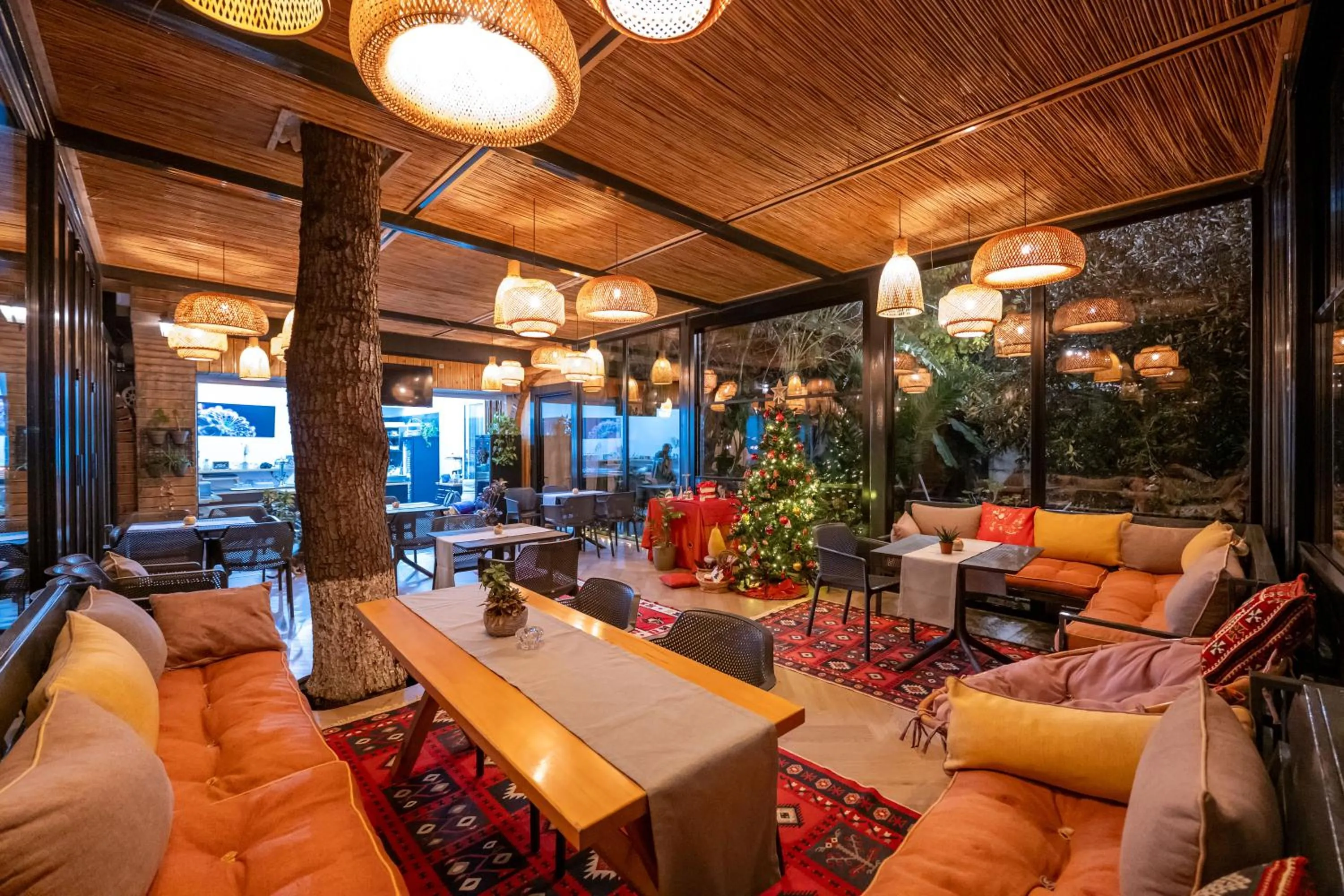 Seating area in Villa Green Garden