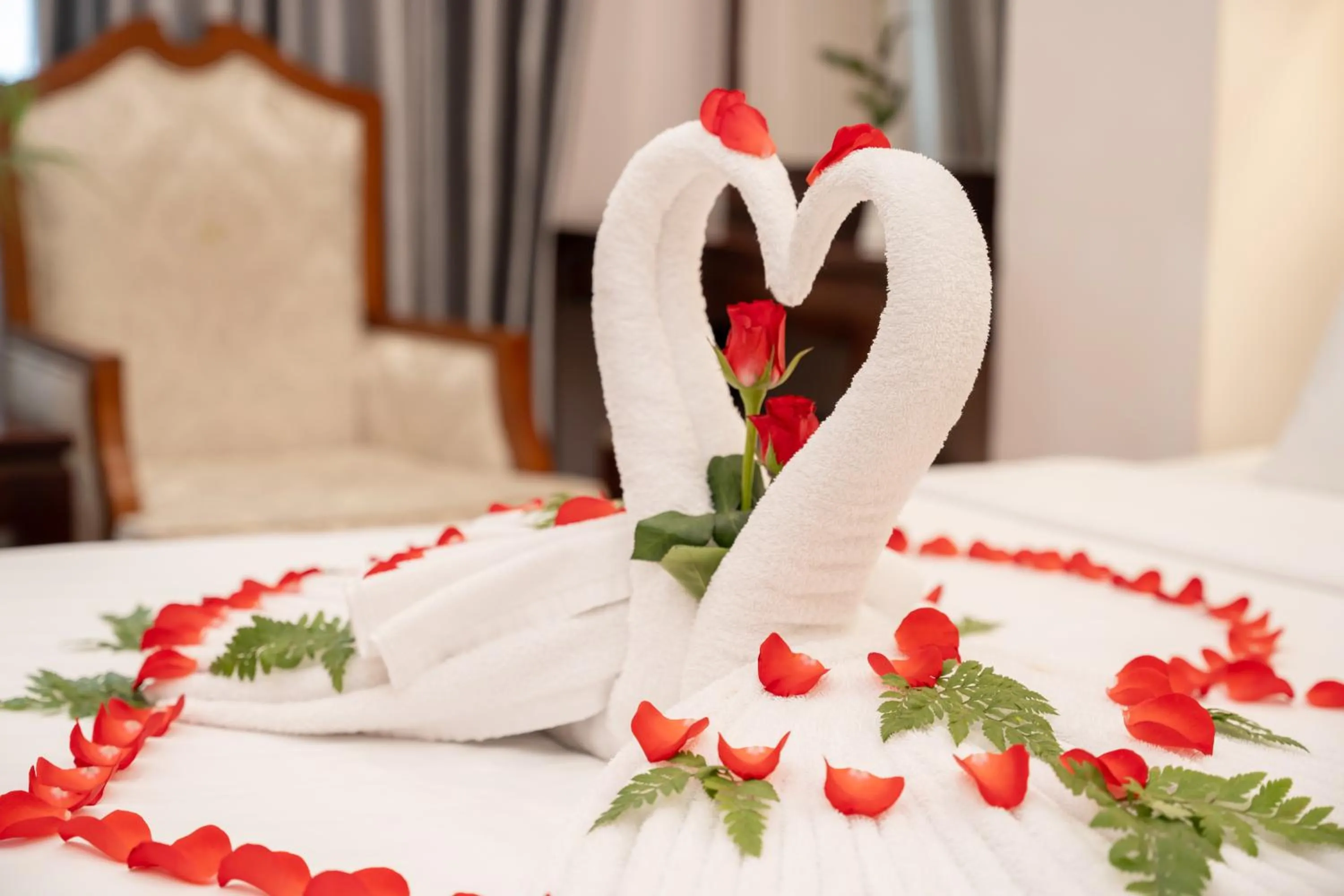 Decorative detail, Bed in Cap Town Hotel