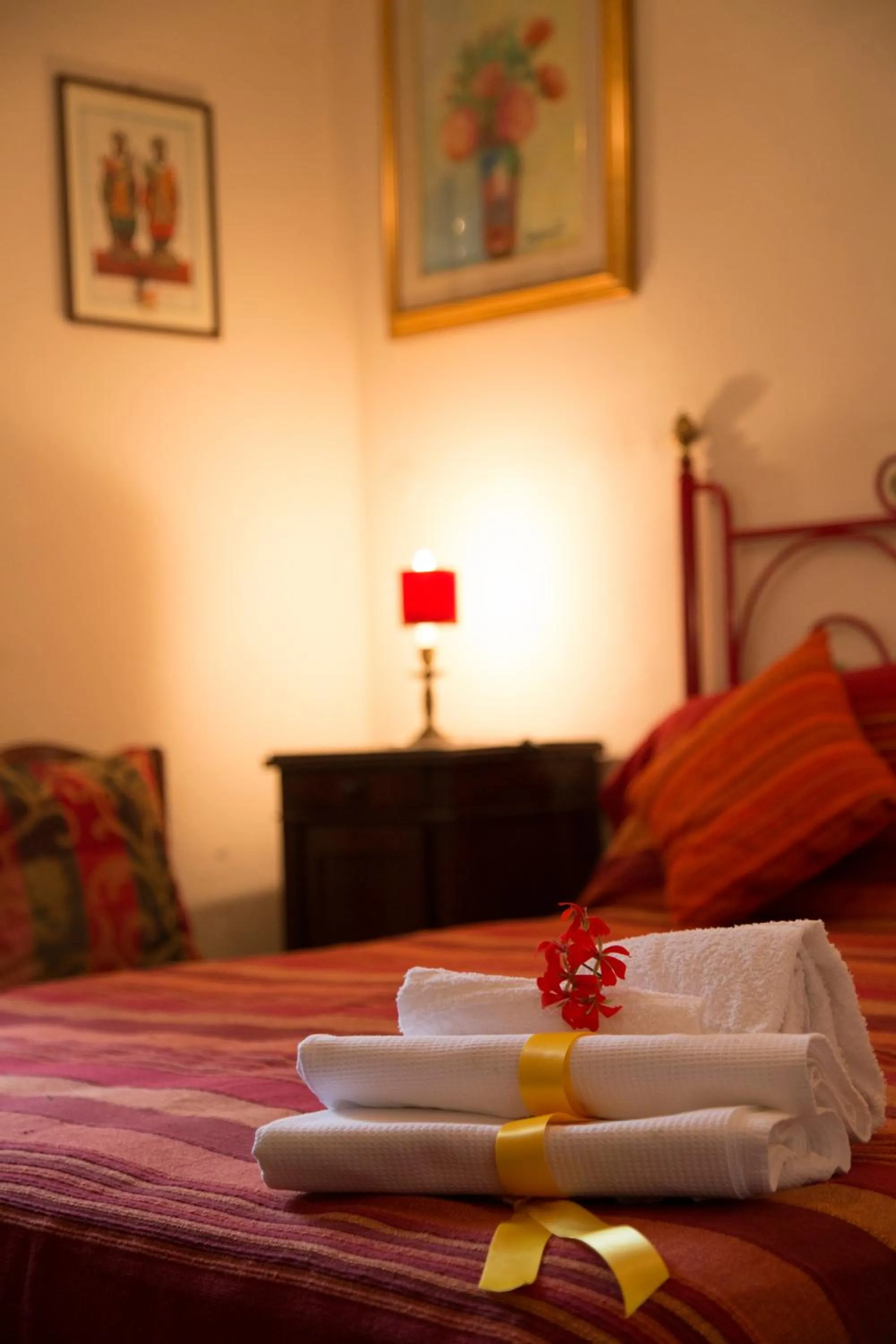 Bed in POGGIO ECO B&B