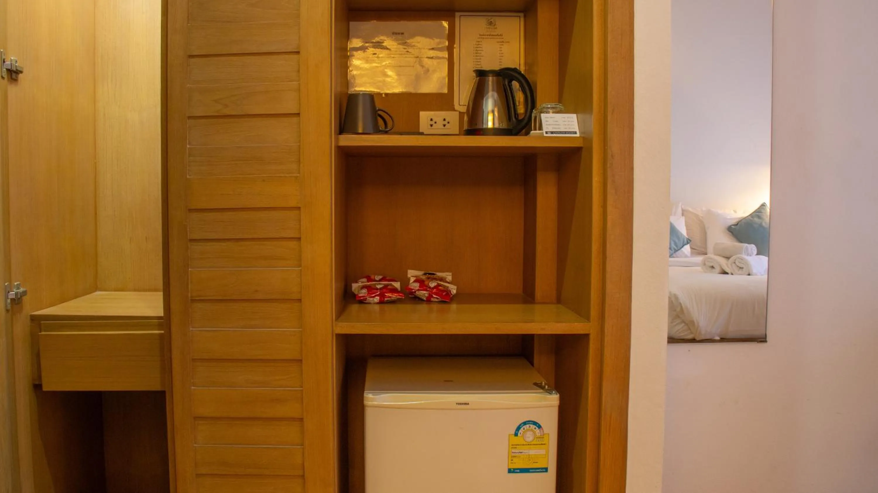 Bed in Chidlom Resort