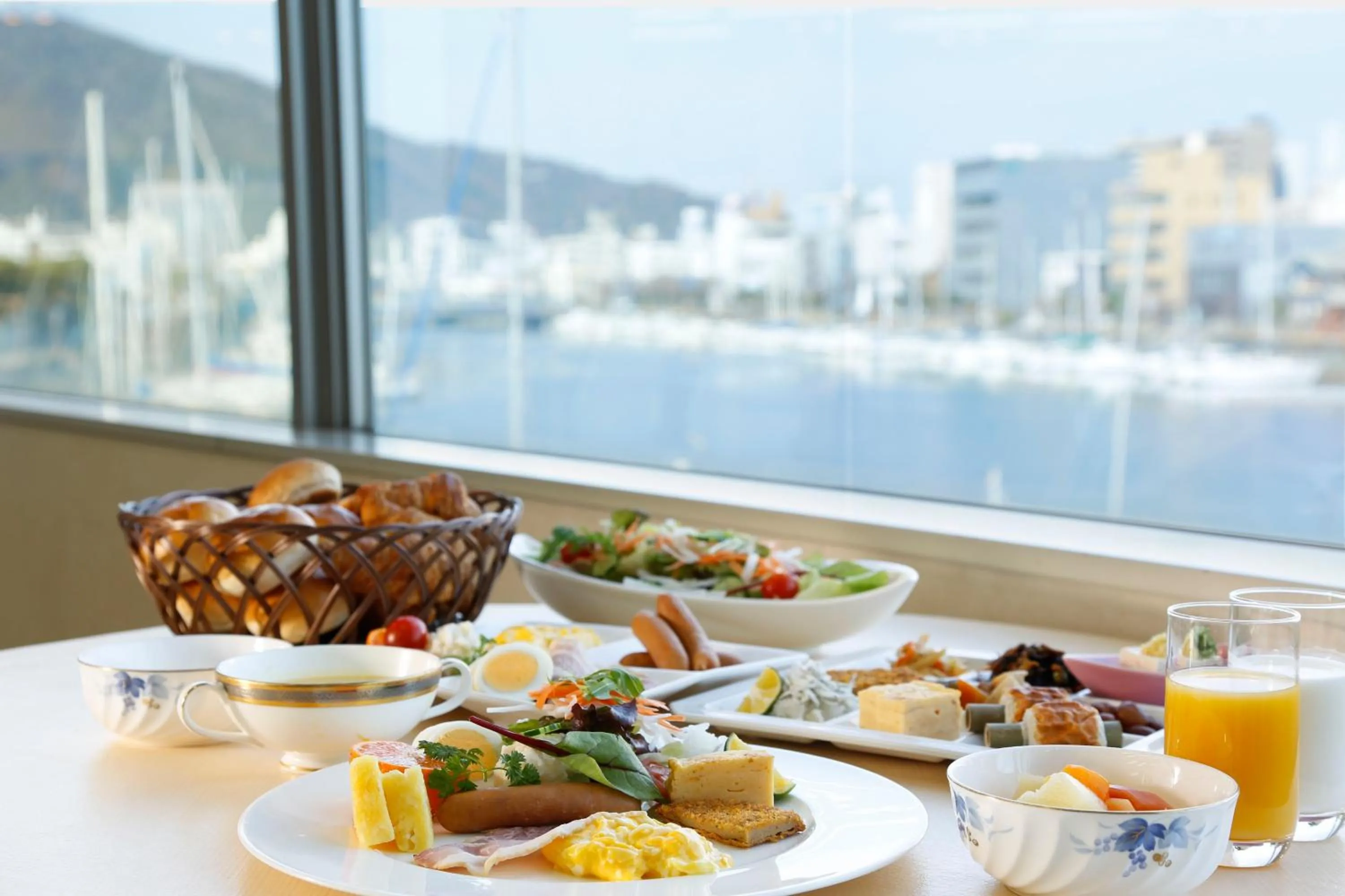 Buffet breakfast in Tokushima Grandvrio Hotel