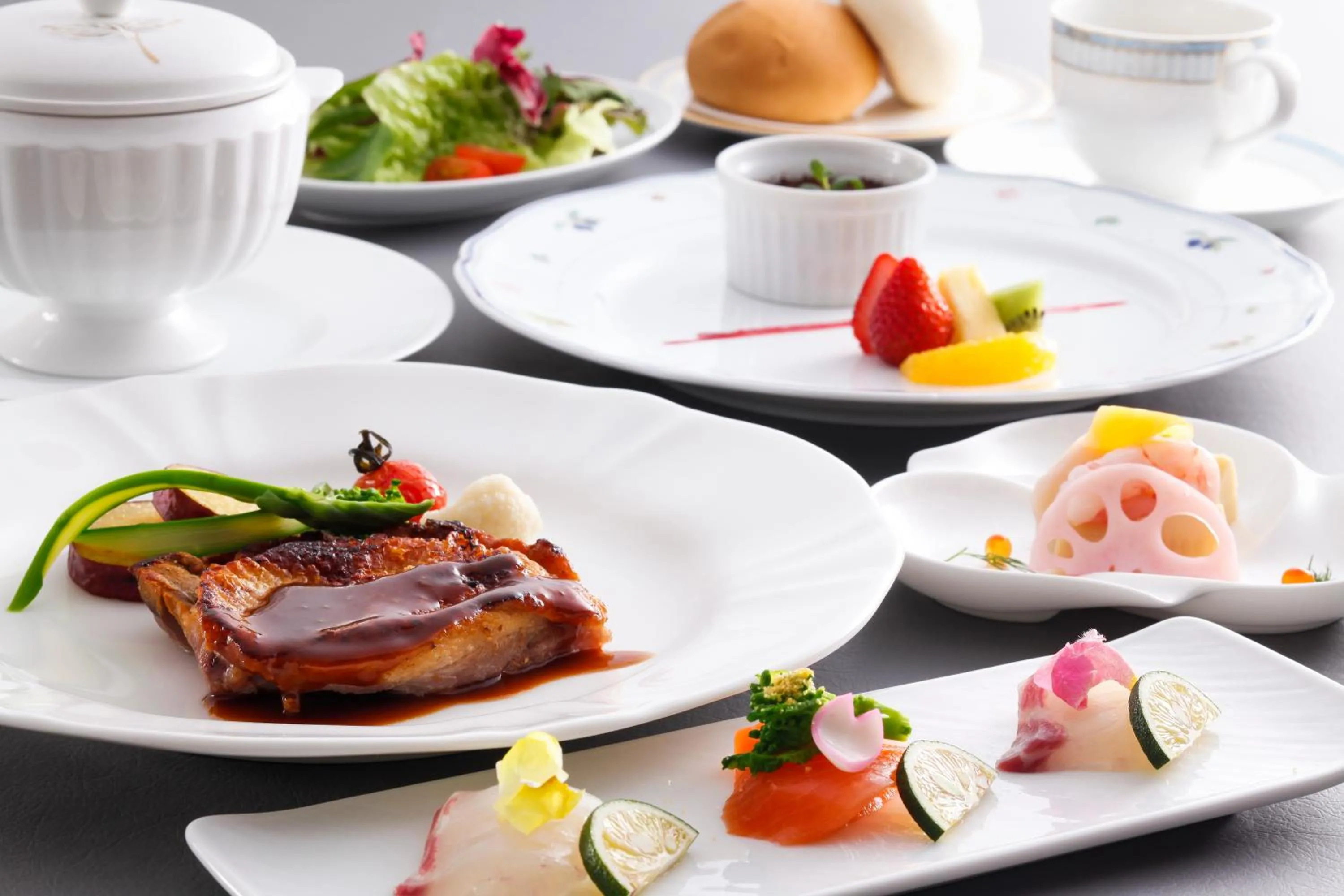 Dinner in Tokushima Grandvrio Hotel