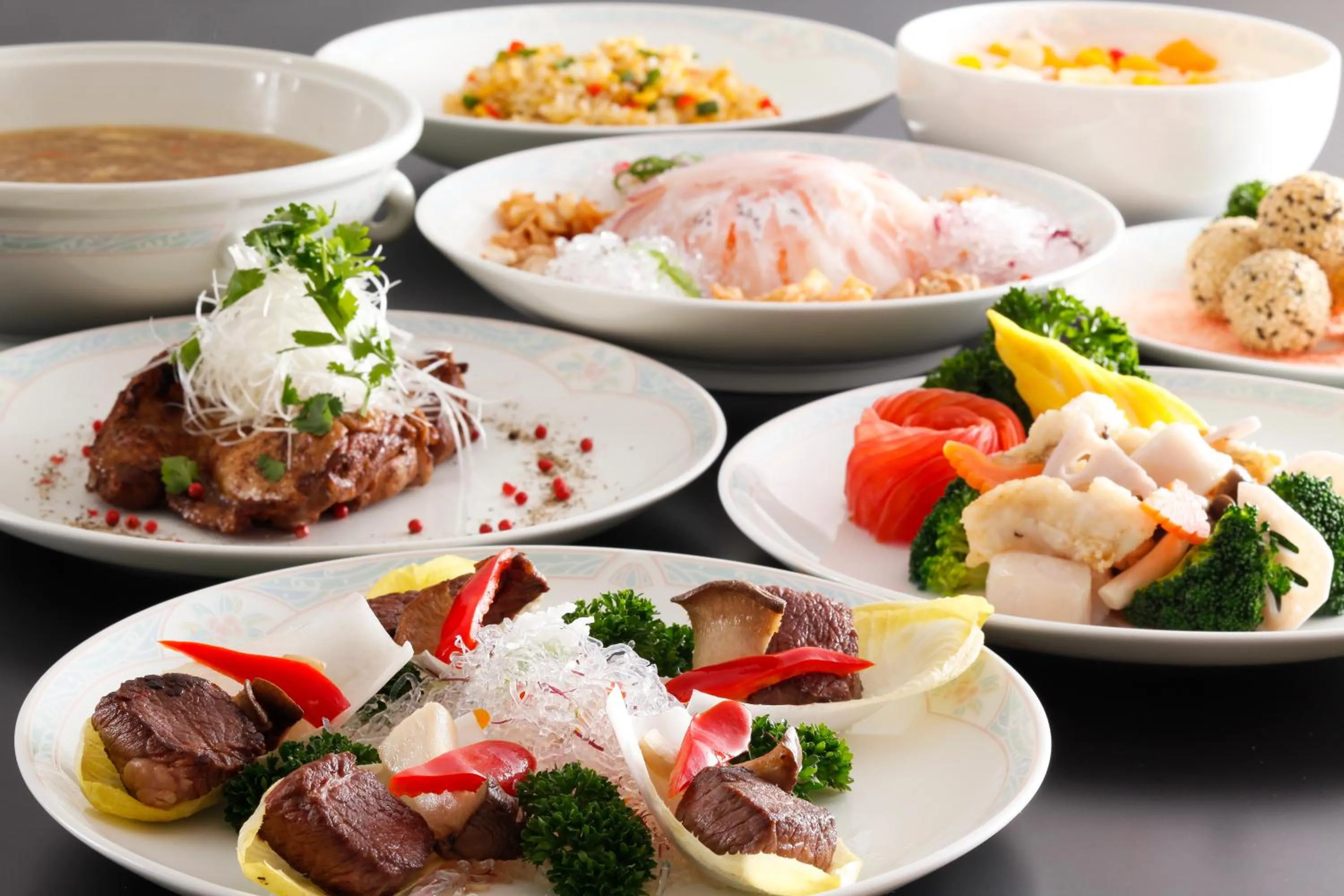 Dinner in Tokushima Grandvrio Hotel