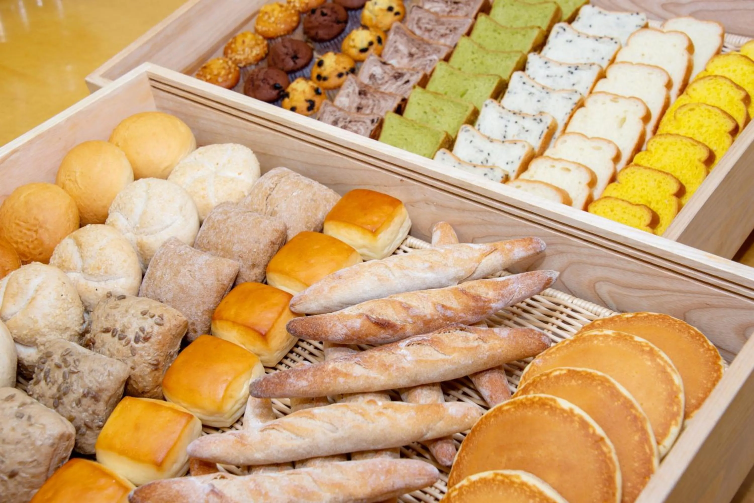 Buffet breakfast in Tokushima Grandvrio Hotel