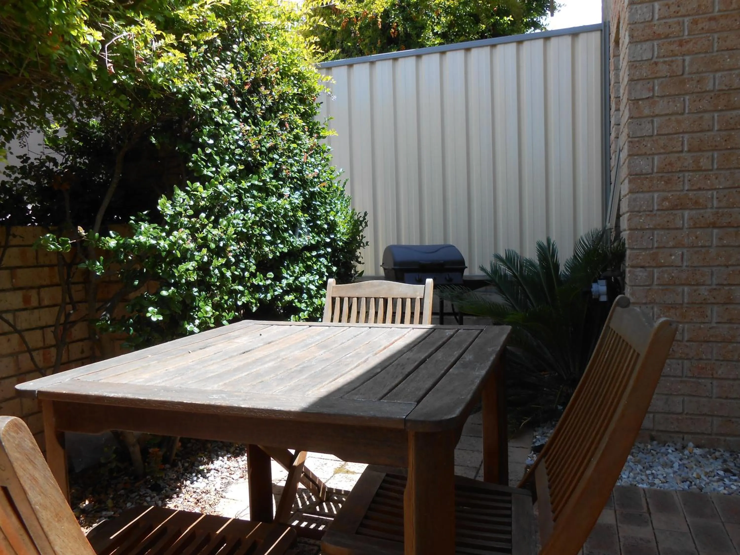 Patio in Augusta's Georgiana Molloy Motel