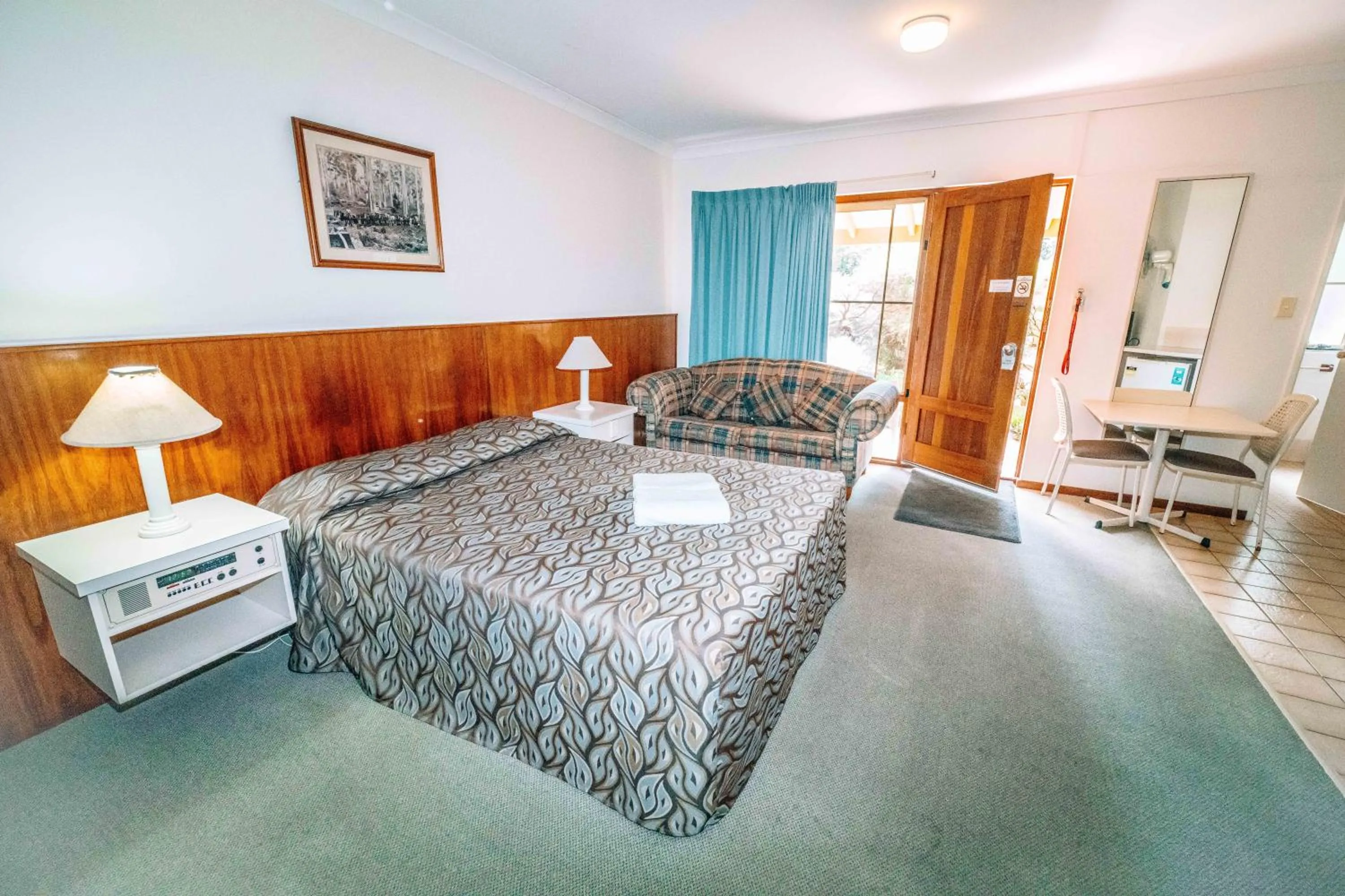 Bed in Augusta's Georgiana Molloy Motel