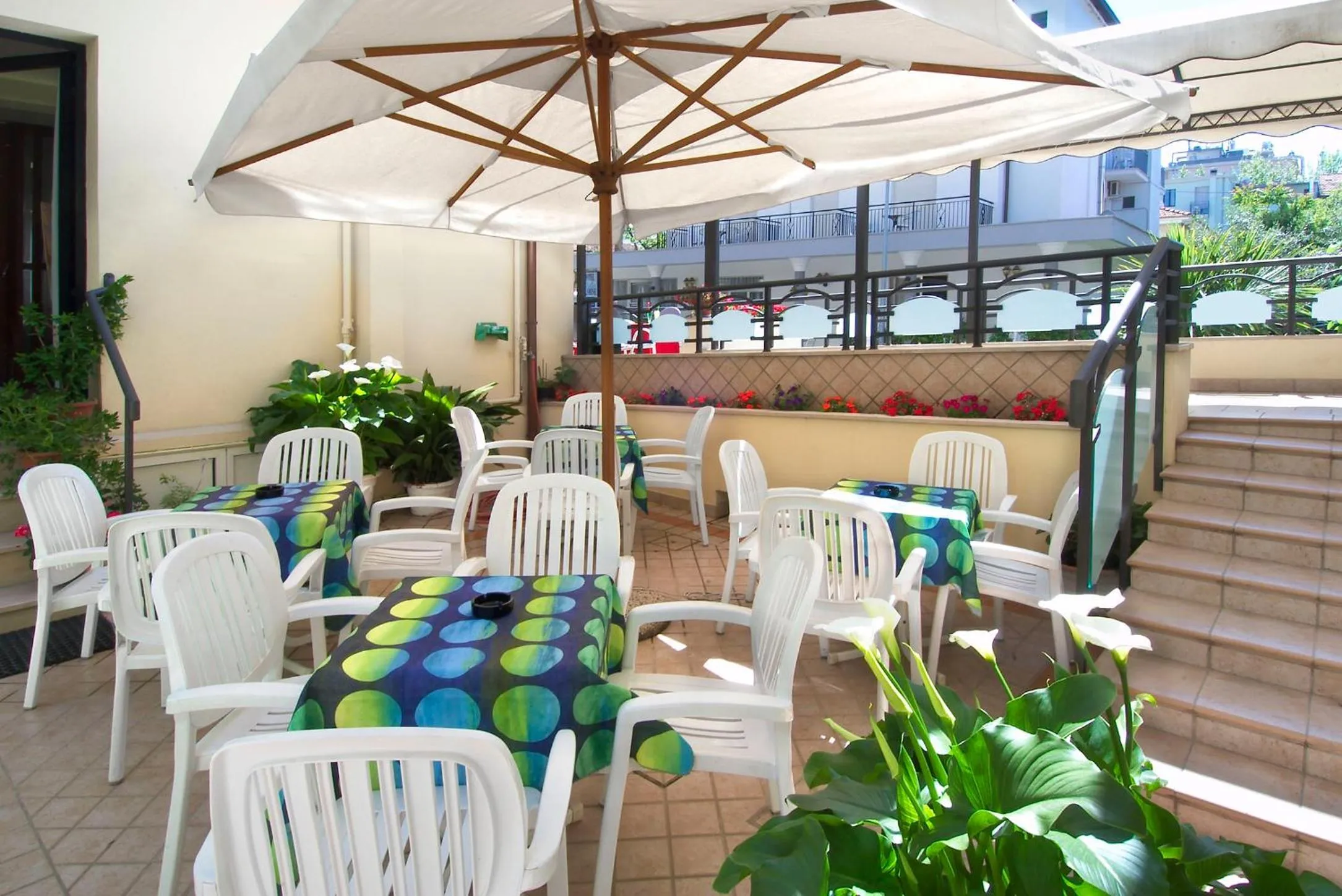 Garden in Hotel Villa Lieta