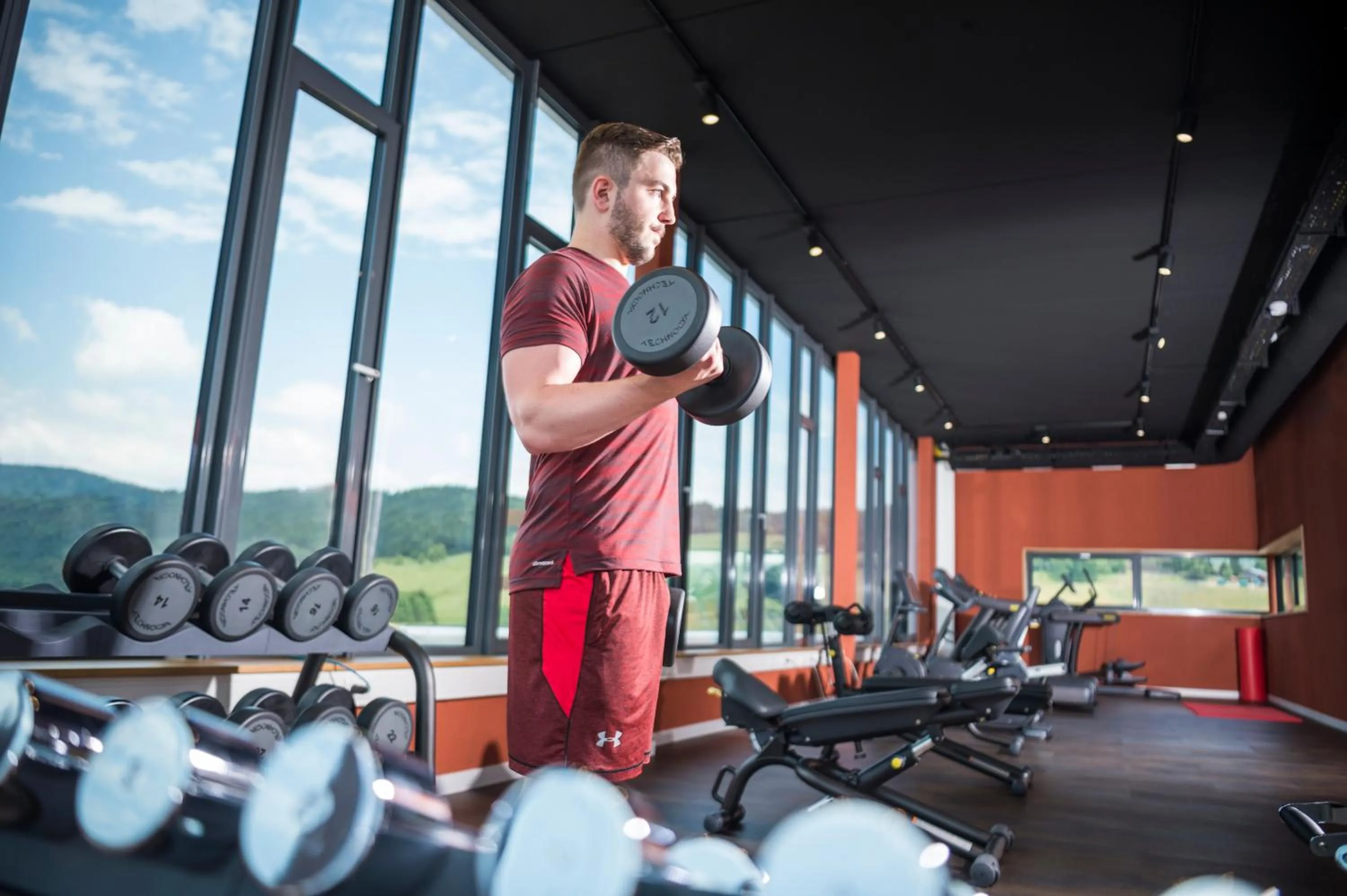 Fitness centre/facilities in Familotel Schreinerhof