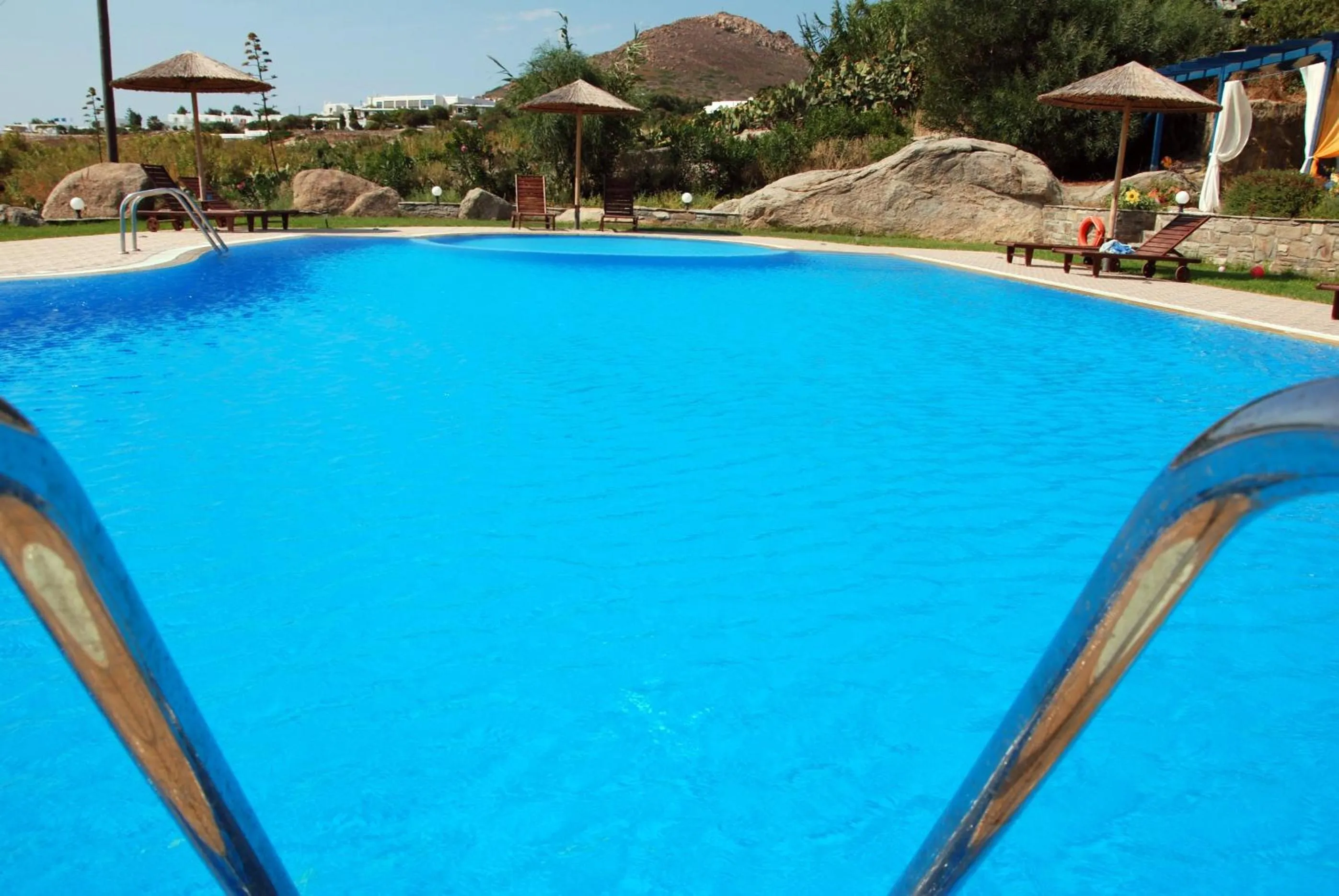 Swimming pool in Koulas Pension - Red Lake