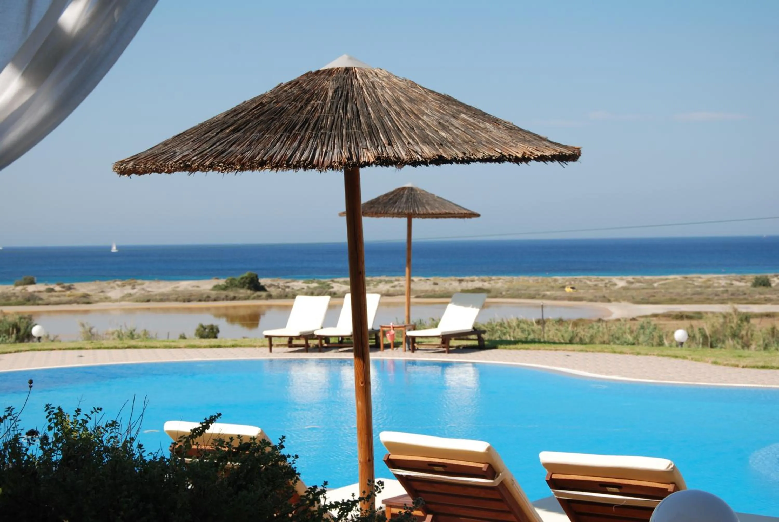 Swimming pool in Koulas Pension - Red Lake