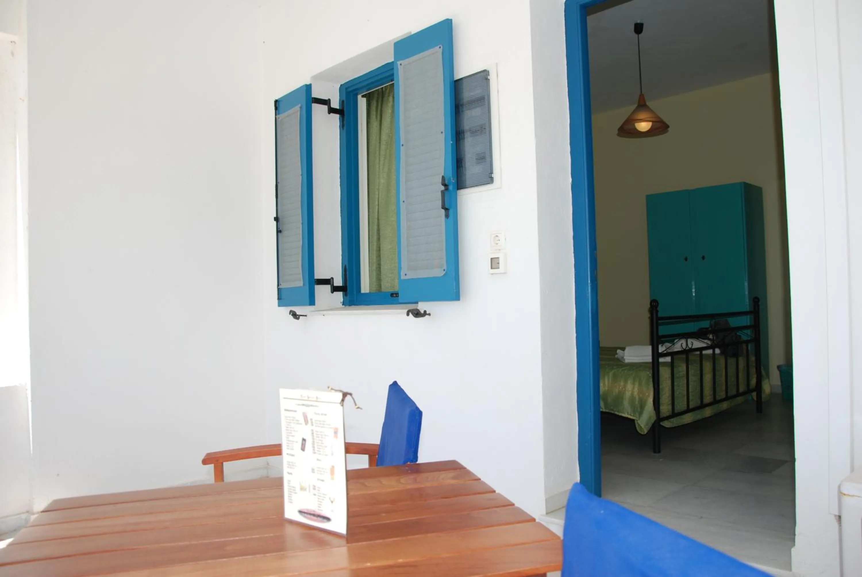 Balcony/Terrace in Koulas Pension - Red Lake