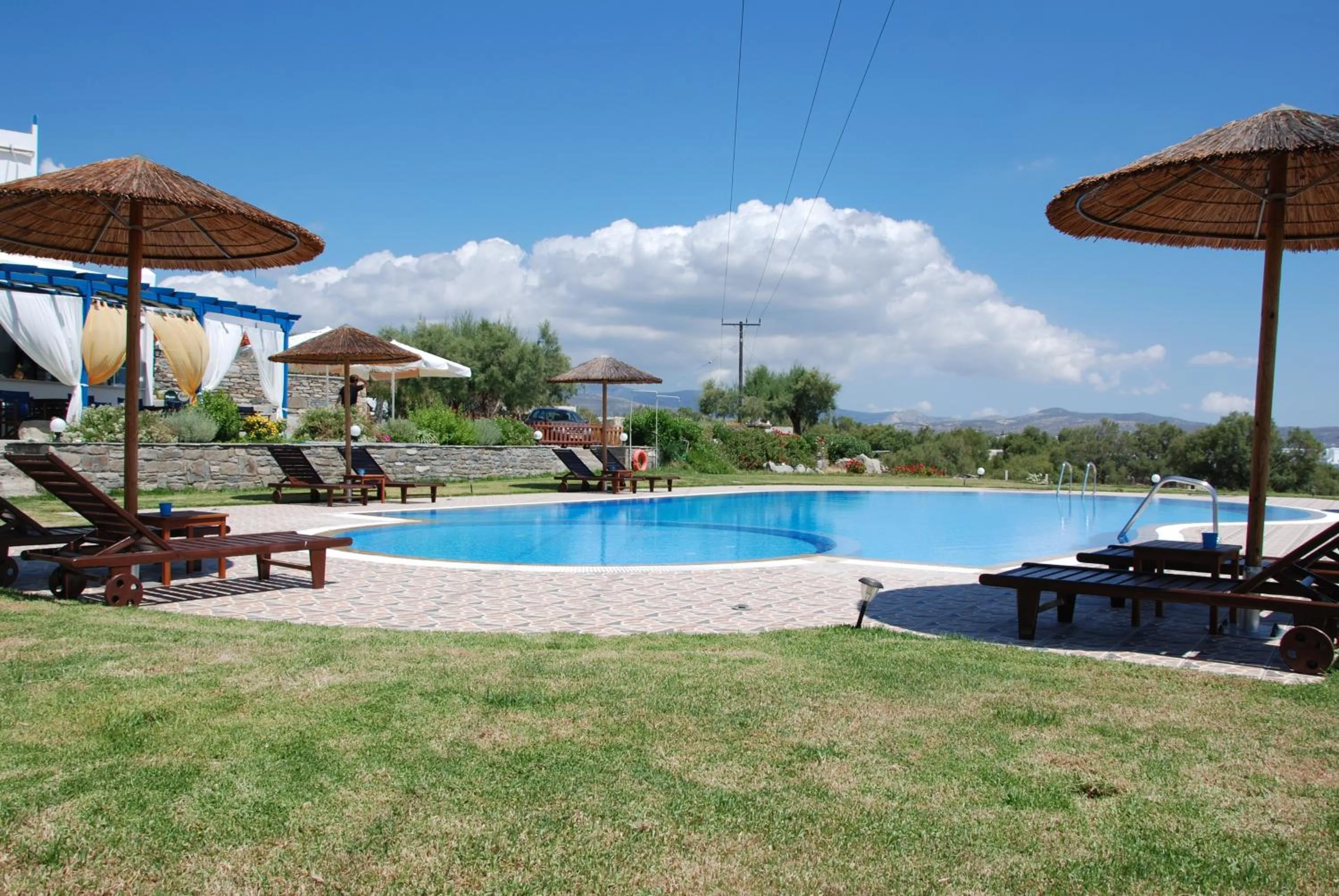 Swimming pool in Koulas Pension - Red Lake