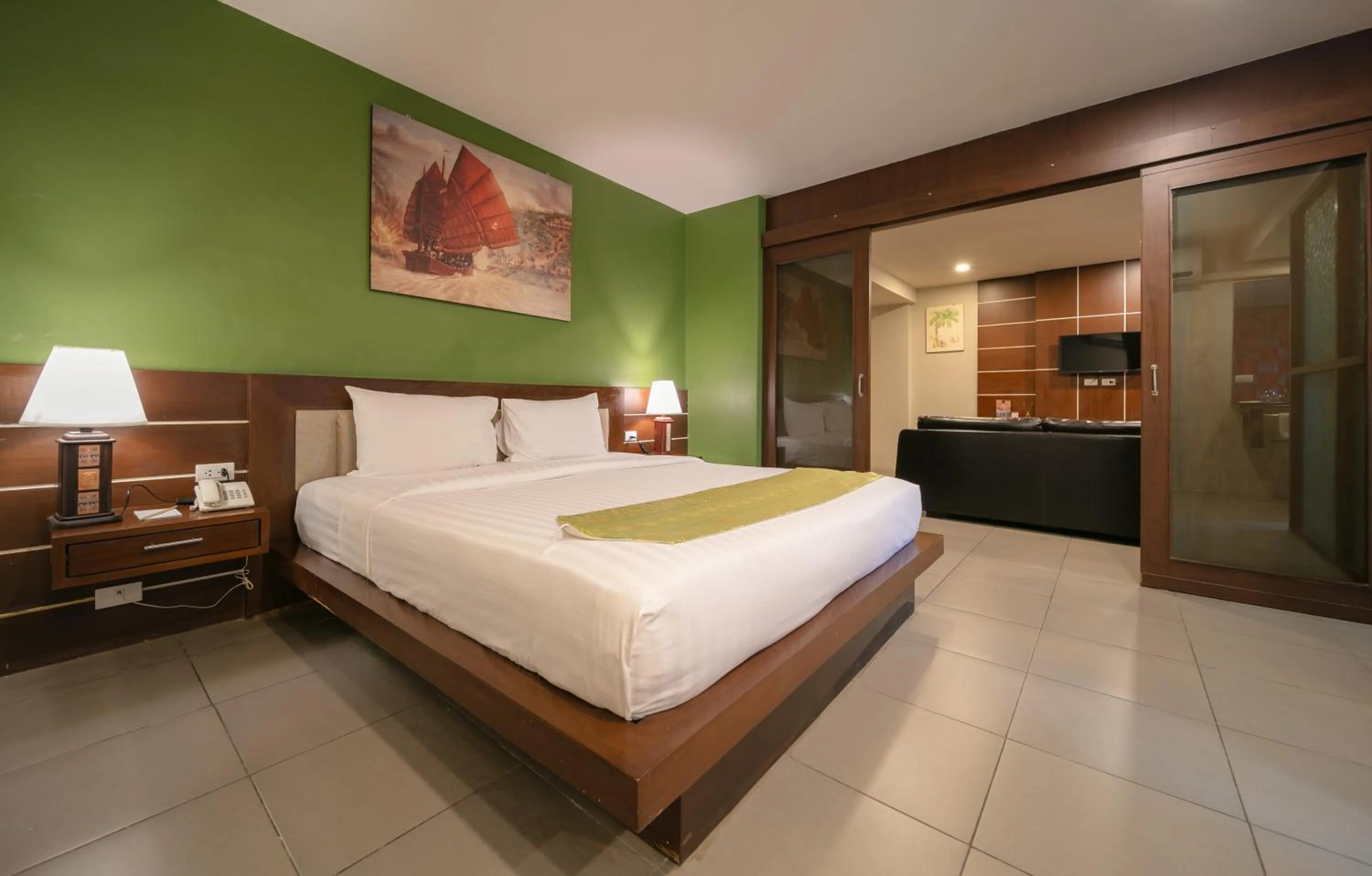 Bed in Gu Hotel Patong