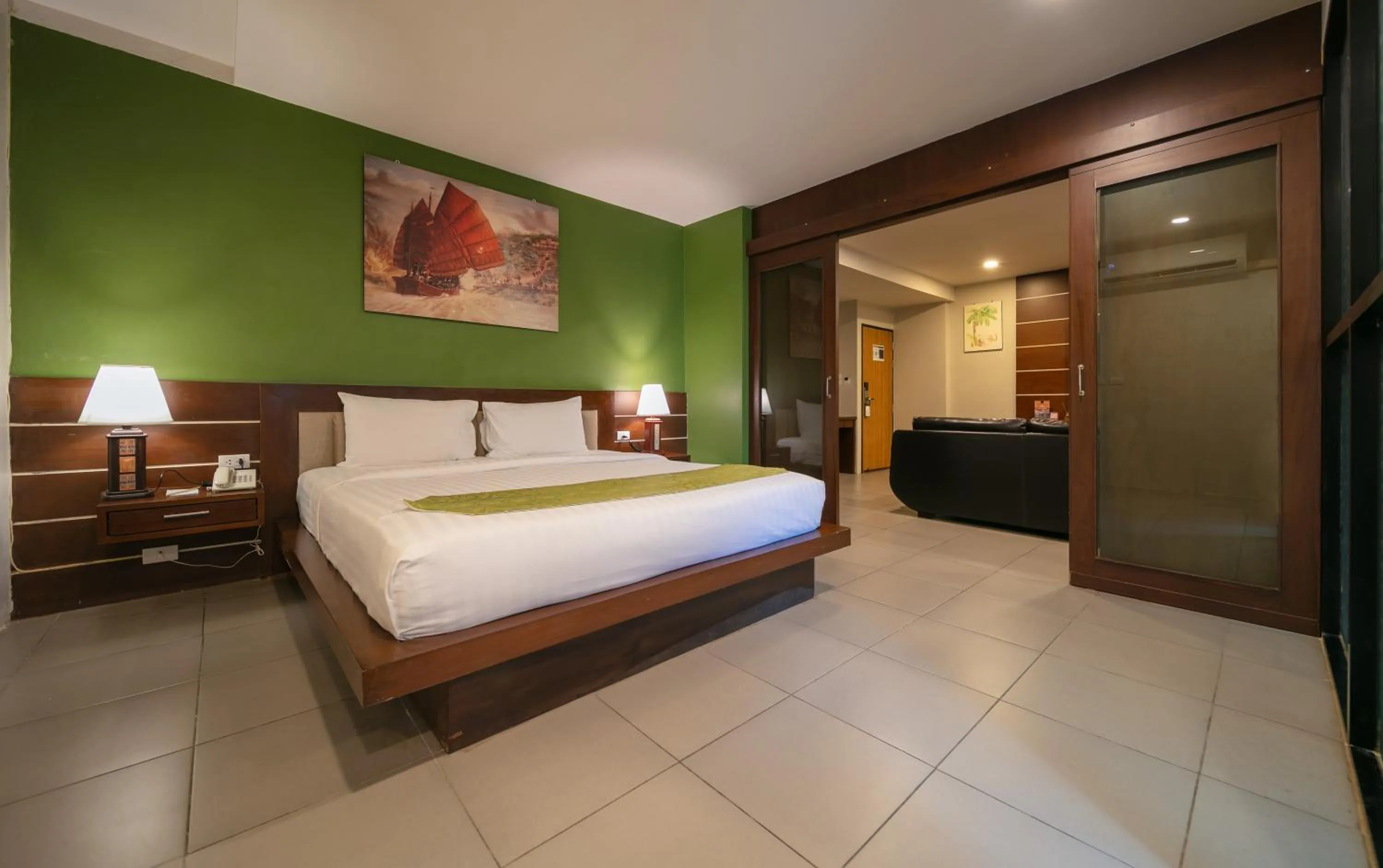 Bed in Gu Hotel Patong