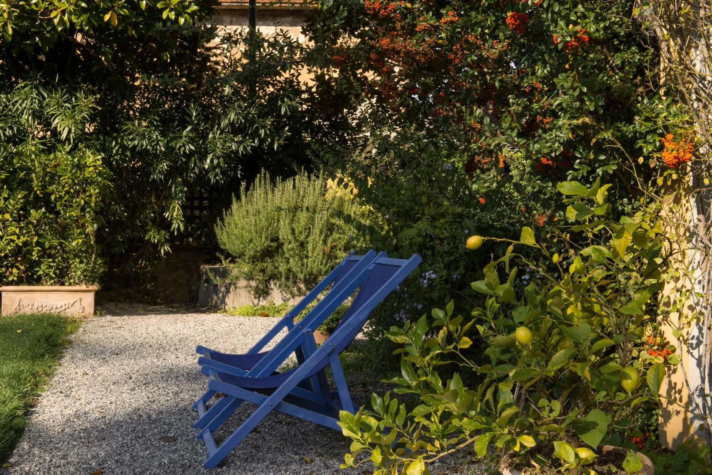 Garden view in Al Porto Di Lucca B&B