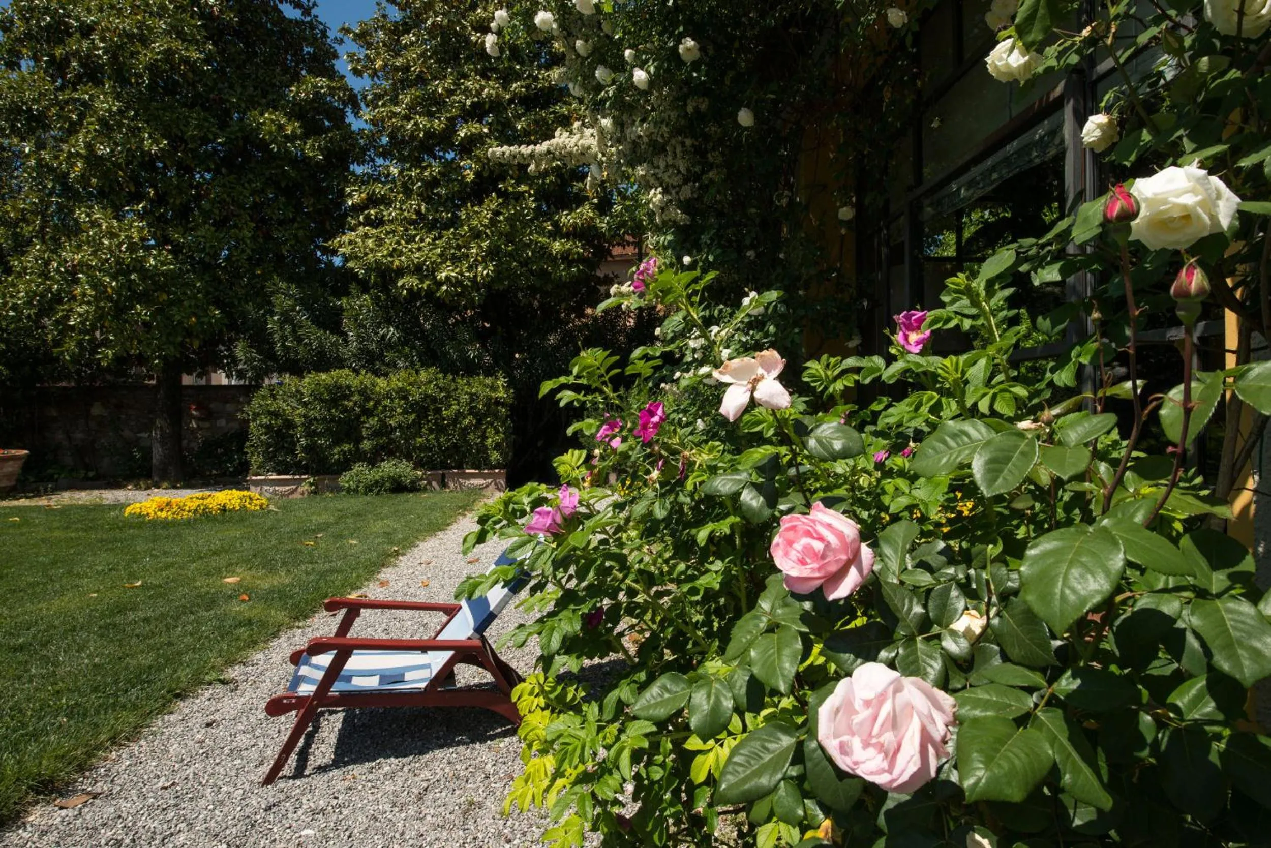 Garden in Al Porto Di Lucca B&B