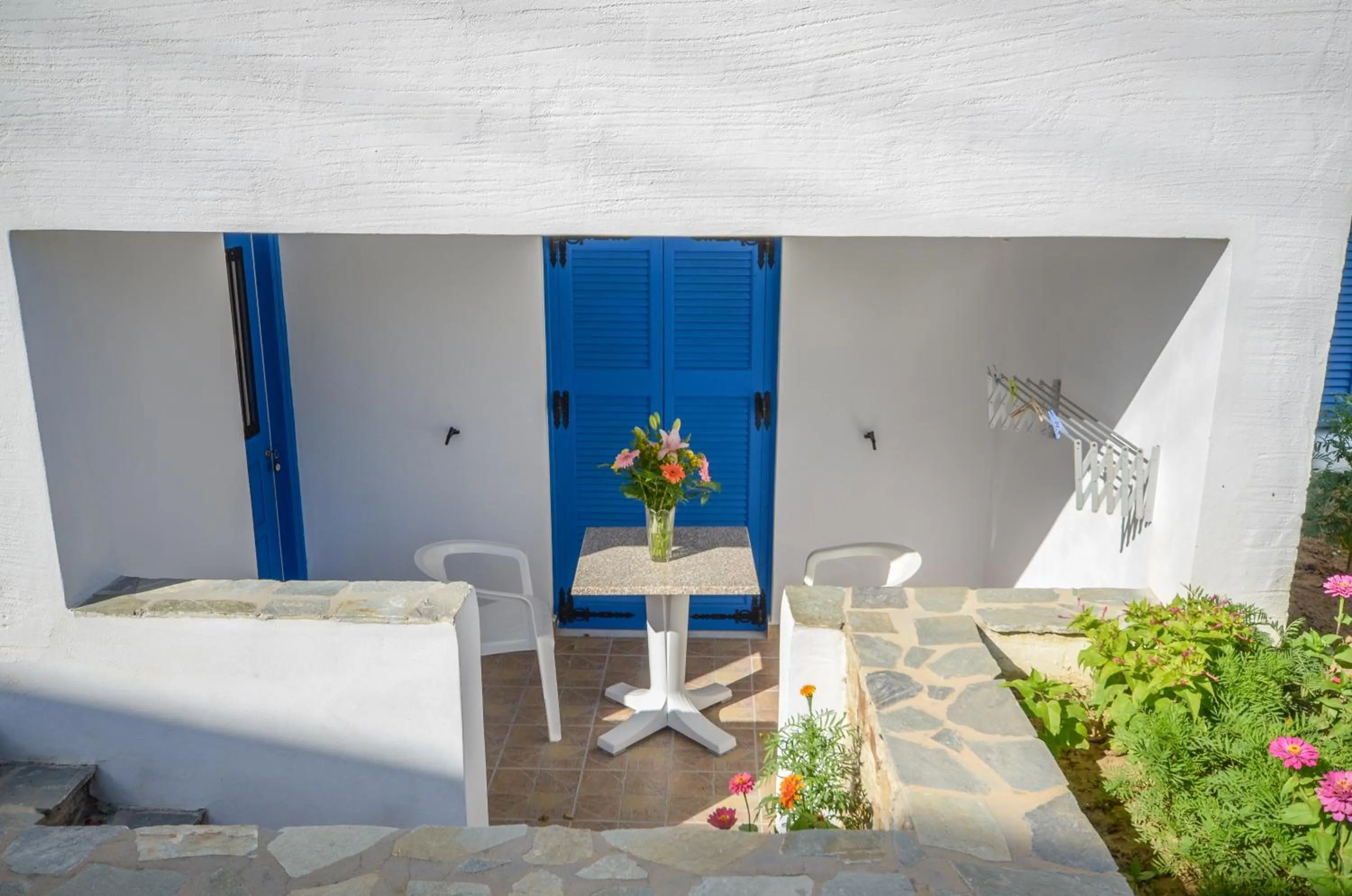 Garden view in Hotel Francesca