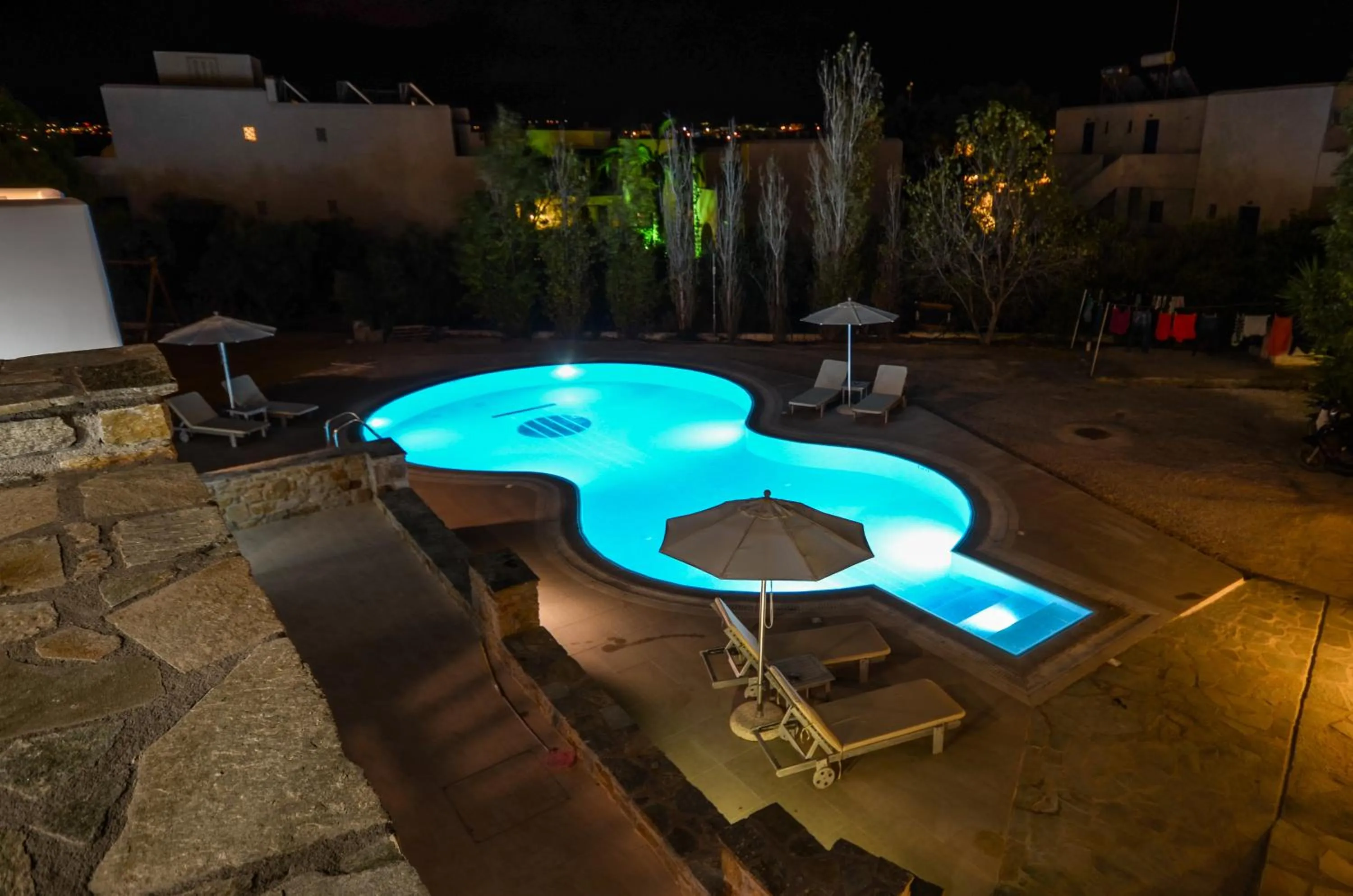 Pool view in Hotel Francesca