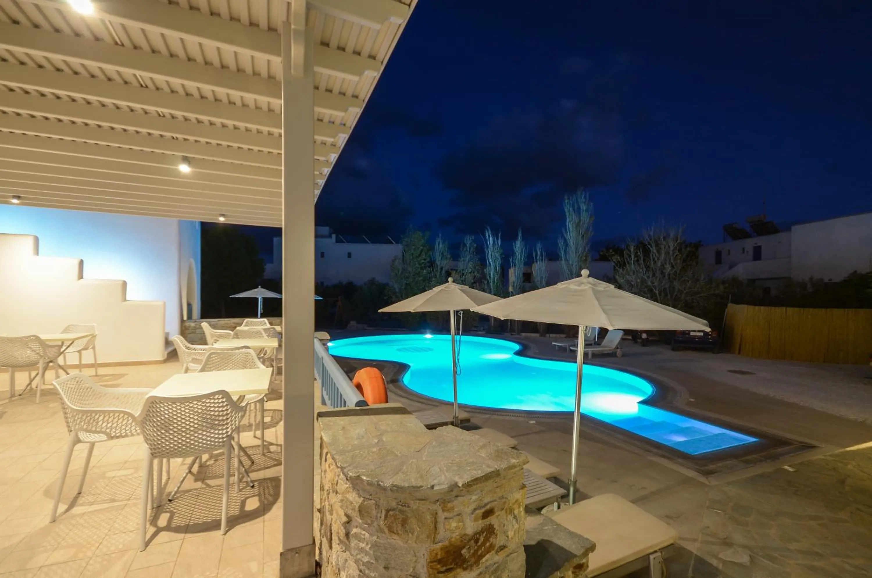 Patio in Hotel Francesca