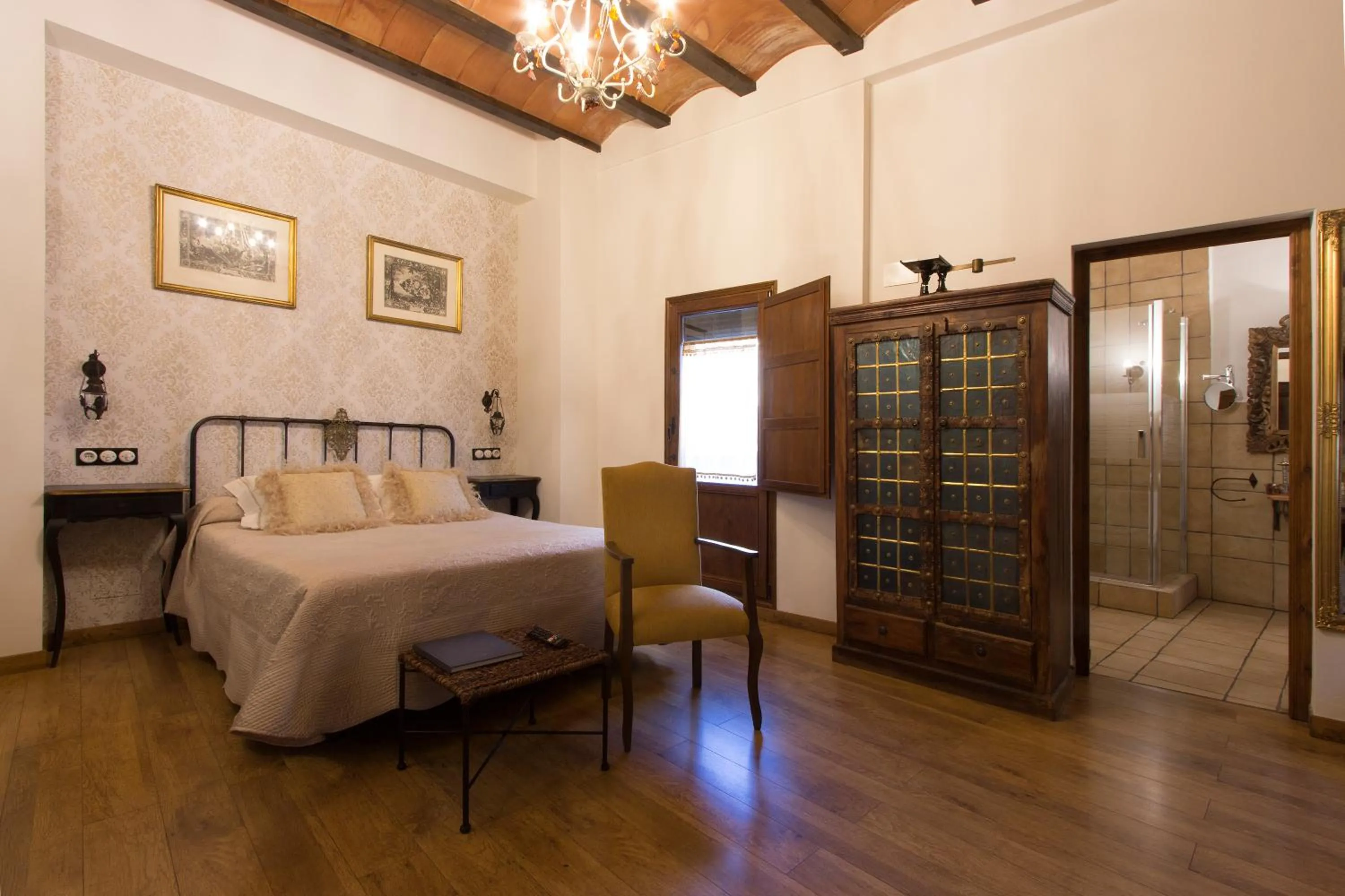 Bed in Hotel Boutique Posada de Sajazarra