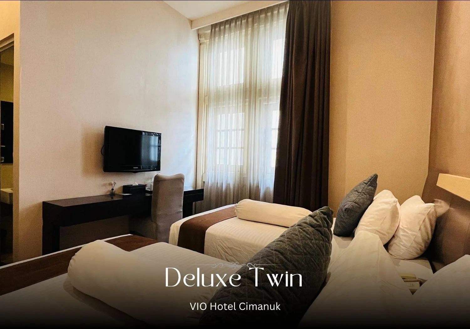 Bed in Vio Hotel Cimanuk Bandung