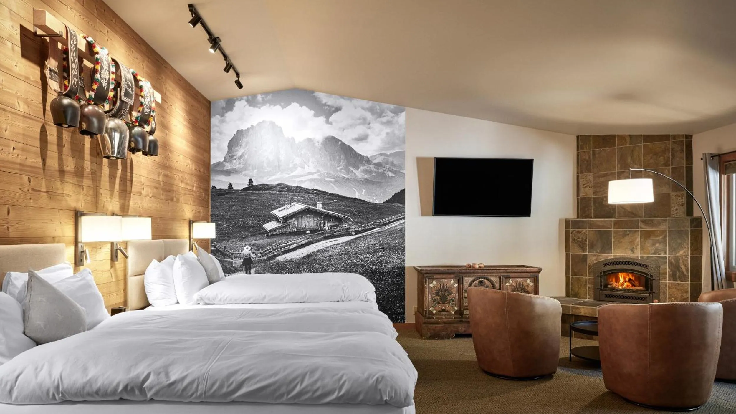 Bedroom, Bed in Landhaus Erika