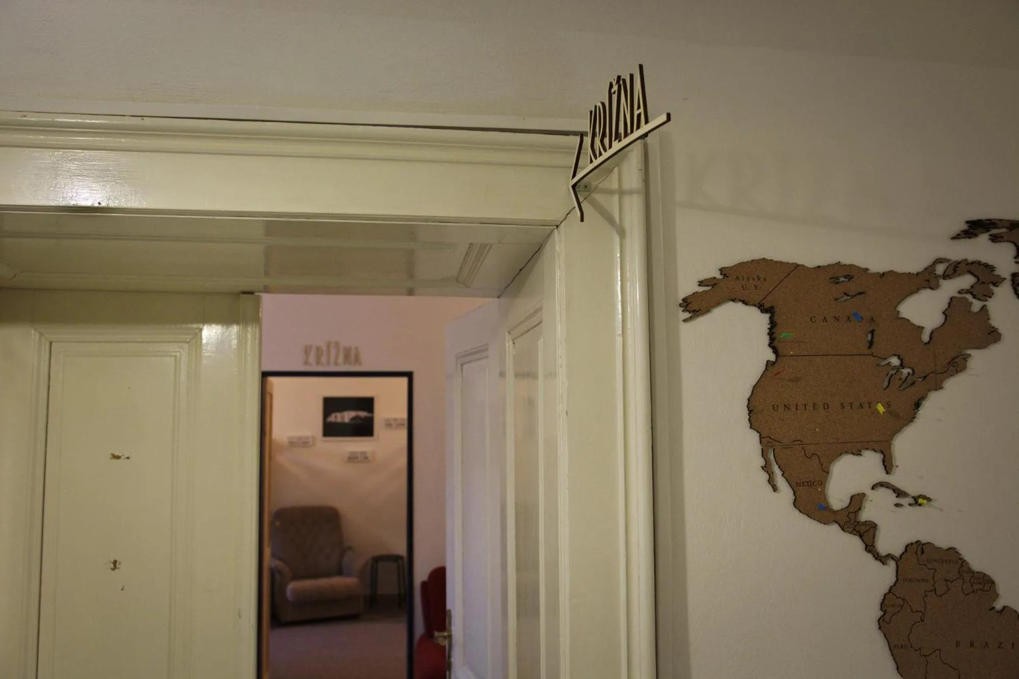 Decorative detail in GRAN hostel