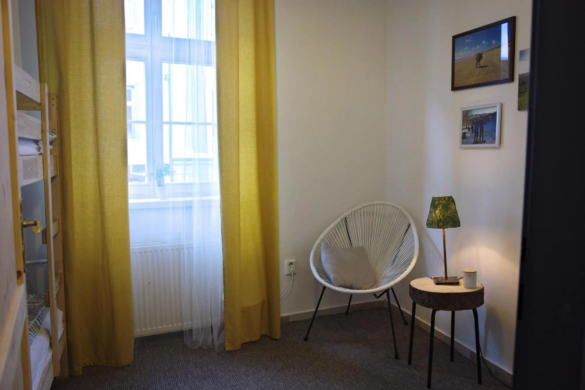 Seating area in GRAN hostel