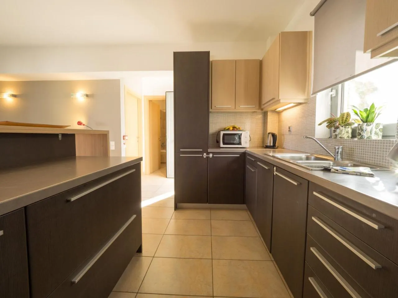 Kitchen or kitchenette in Almyra Hotel