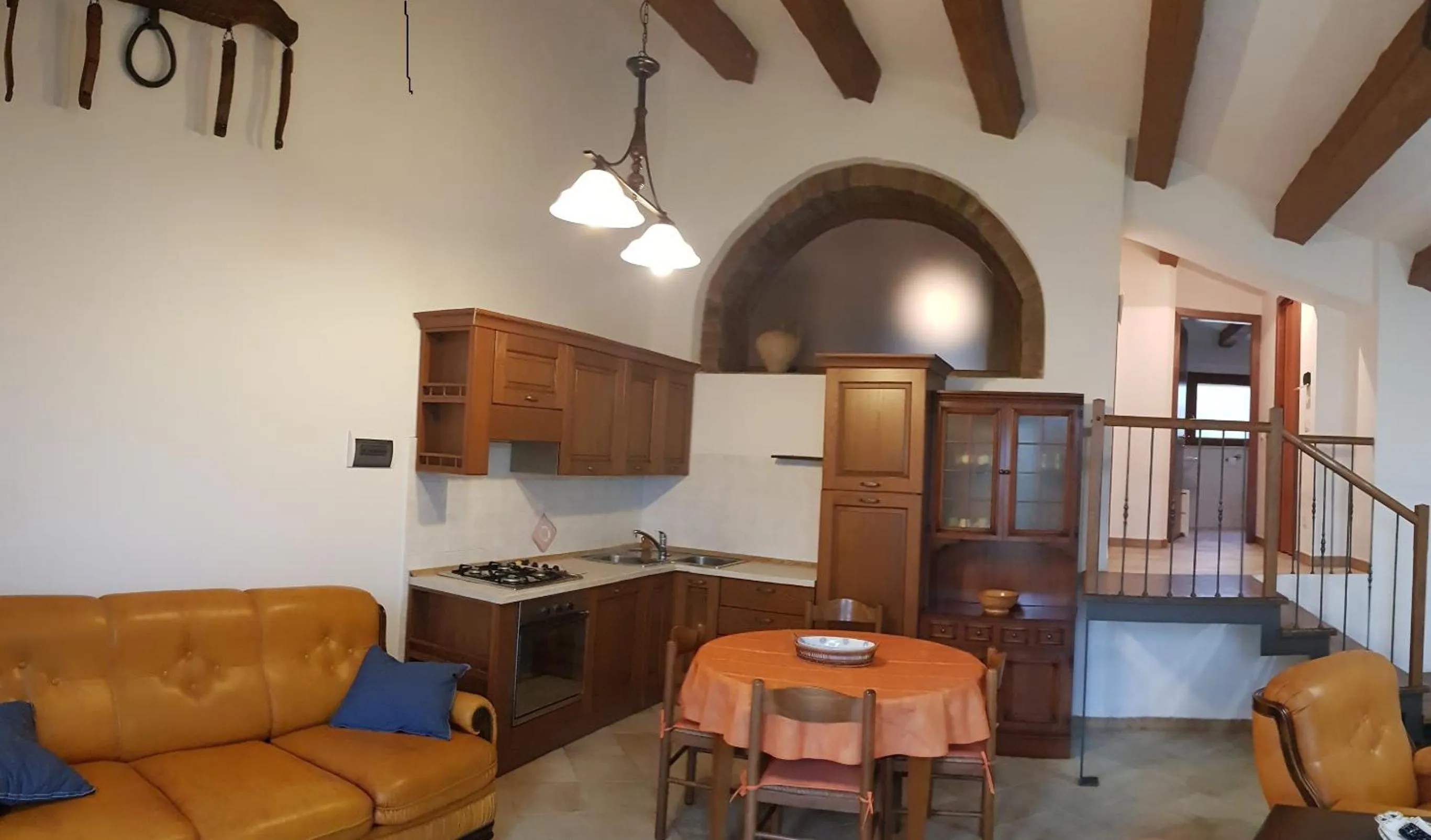 Kitchen or kitchenette in San Paterno B&B