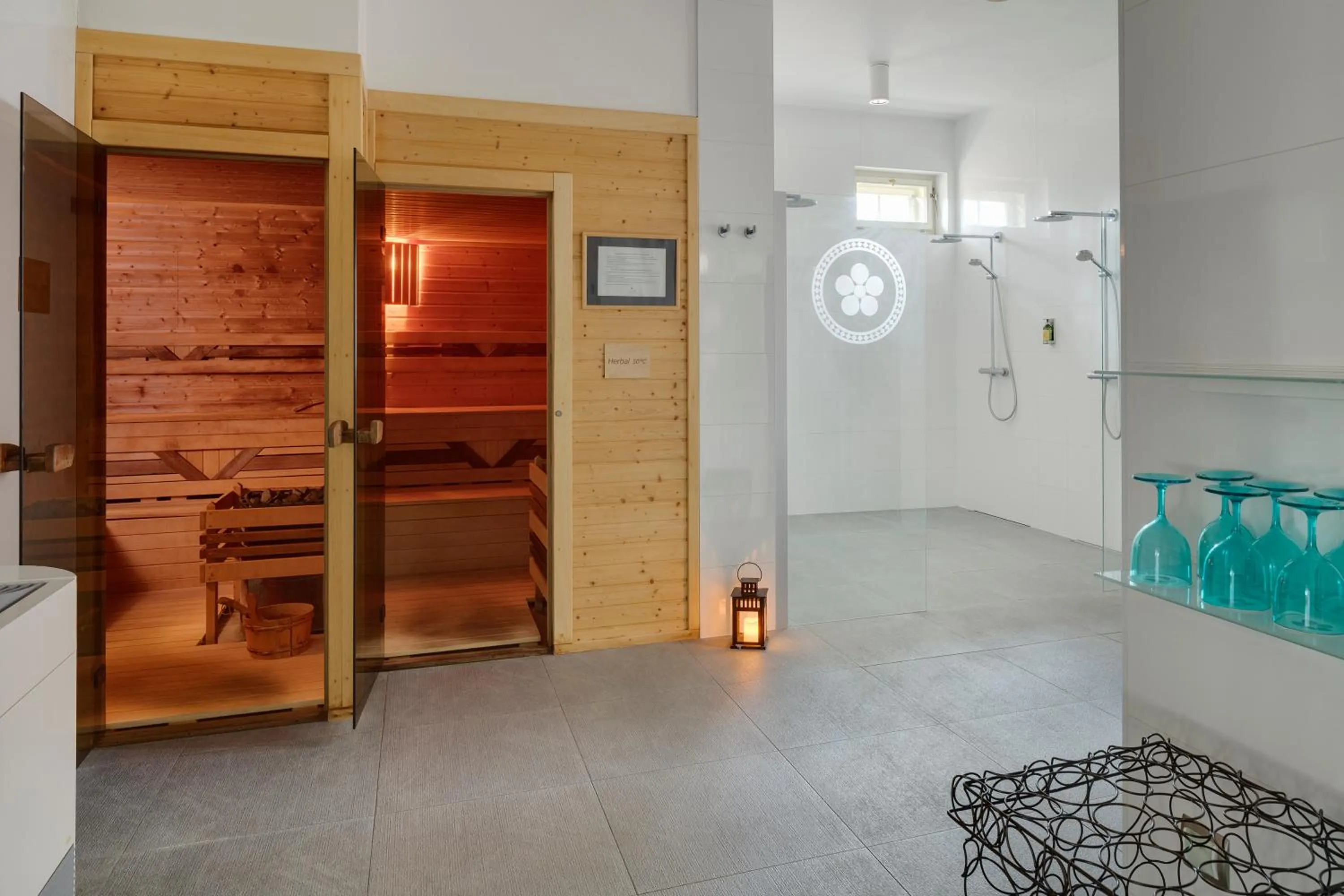 Sauna in Chateau Herálec Boutique Hotel & Spa by L'Occitane