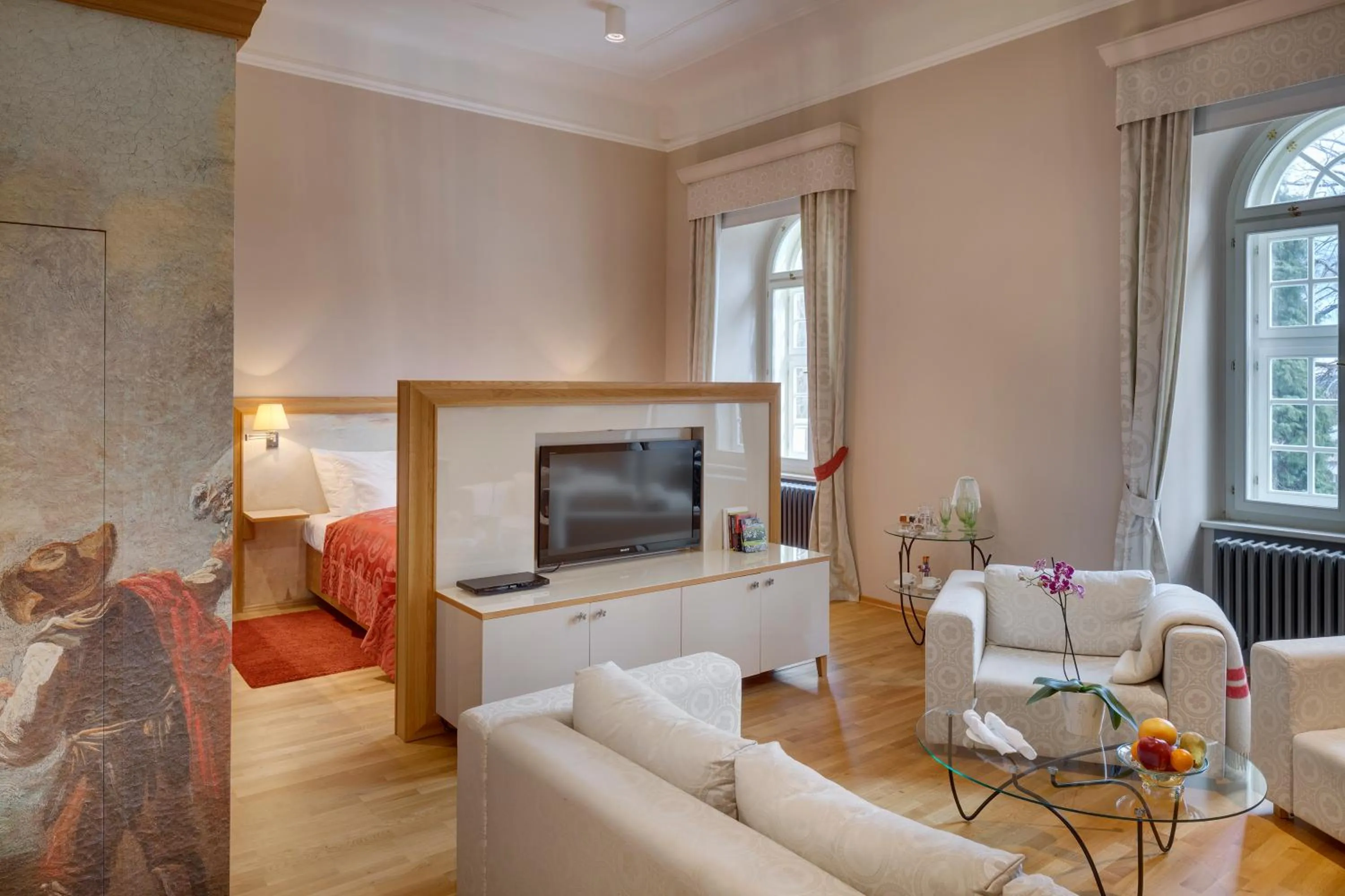 Living room in Chateau Herálec Boutique Hotel & Spa by L'Occitane