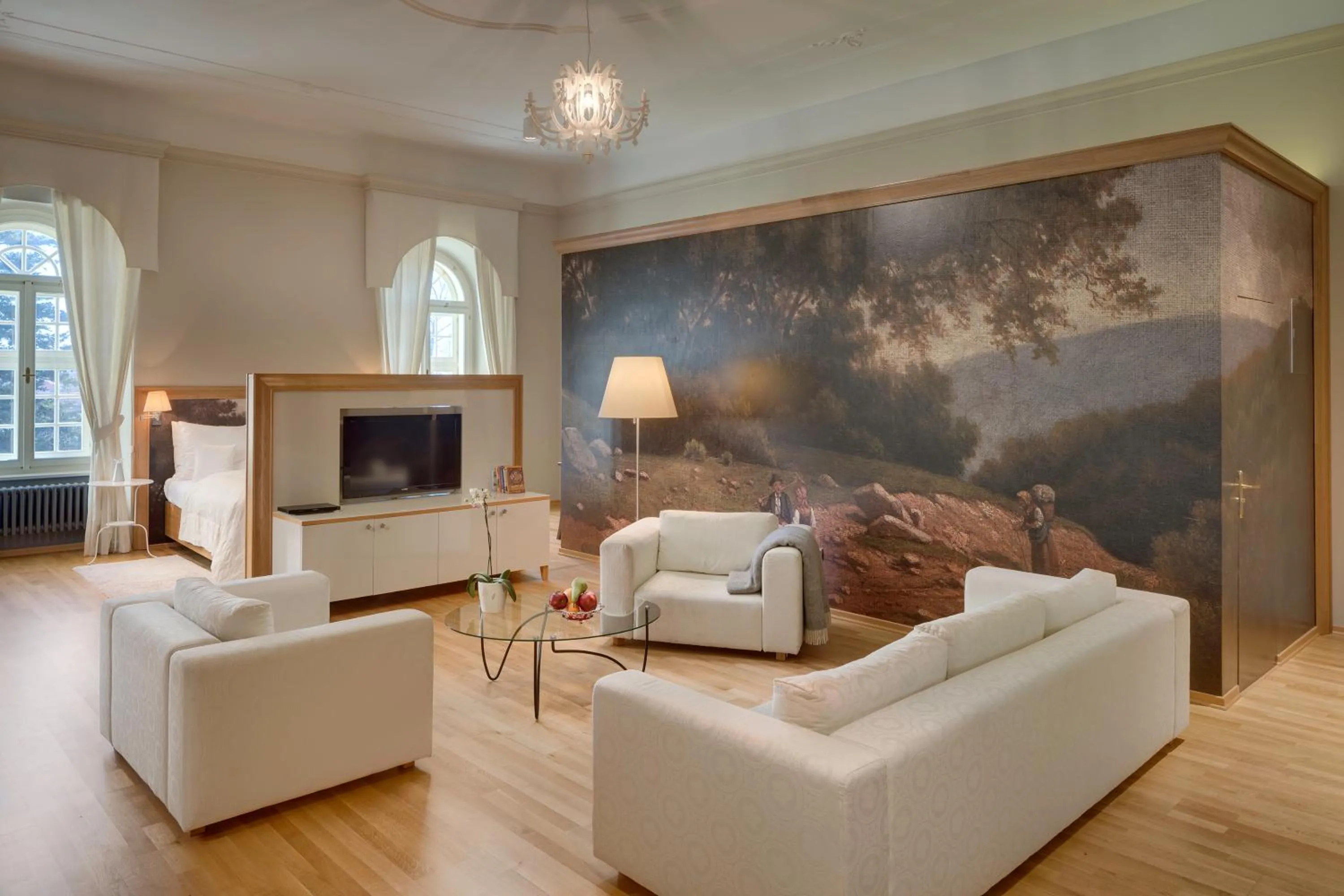 Living room in Chateau Herálec Boutique Hotel & Spa by L'Occitane