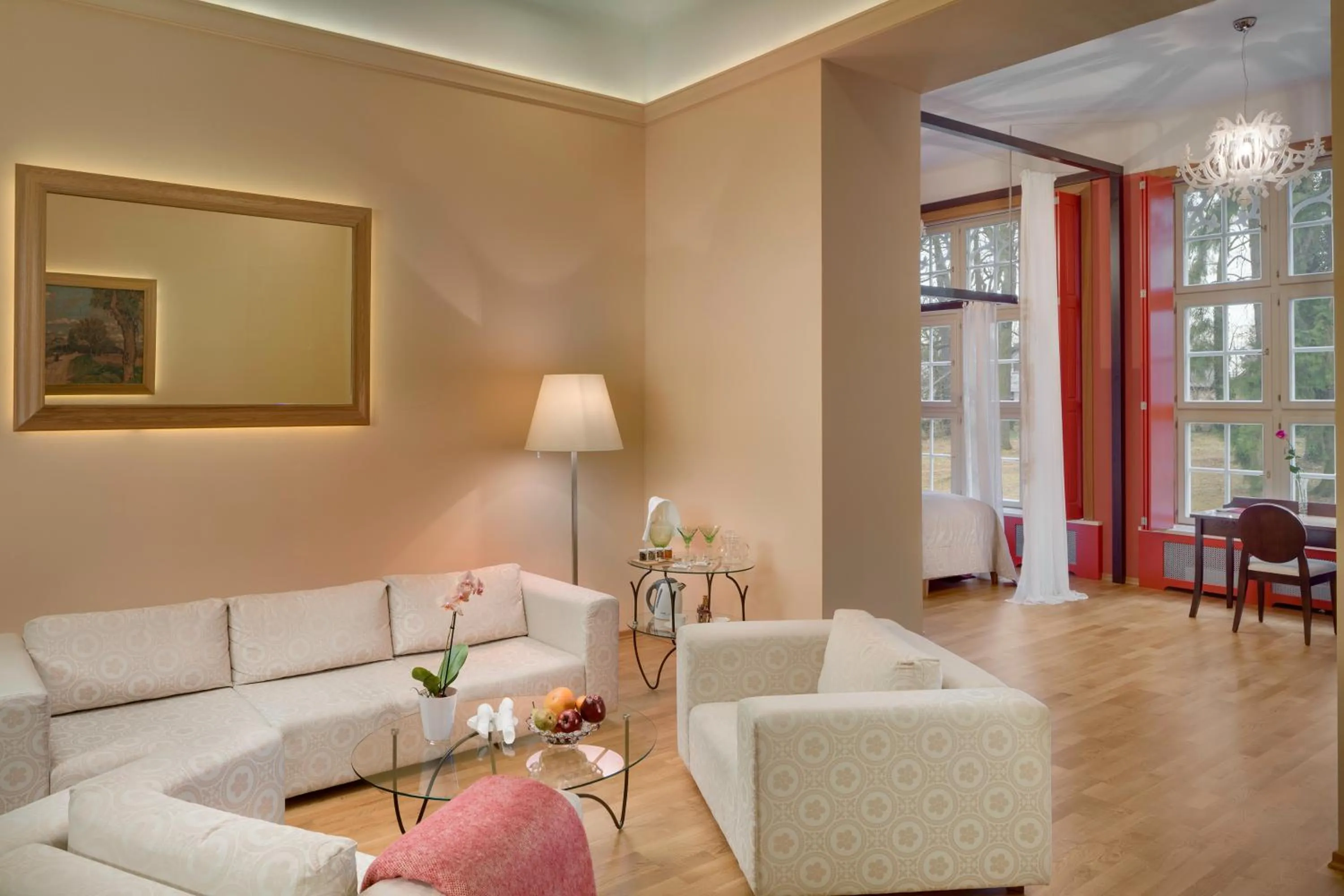 Living room in Chateau Herálec Boutique Hotel & Spa by L'Occitane