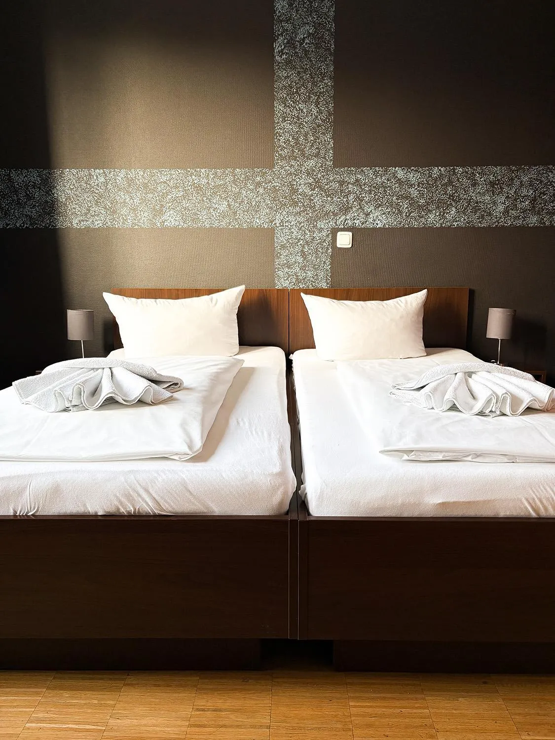 Bed in HOLI City Apart Hotel Berlin