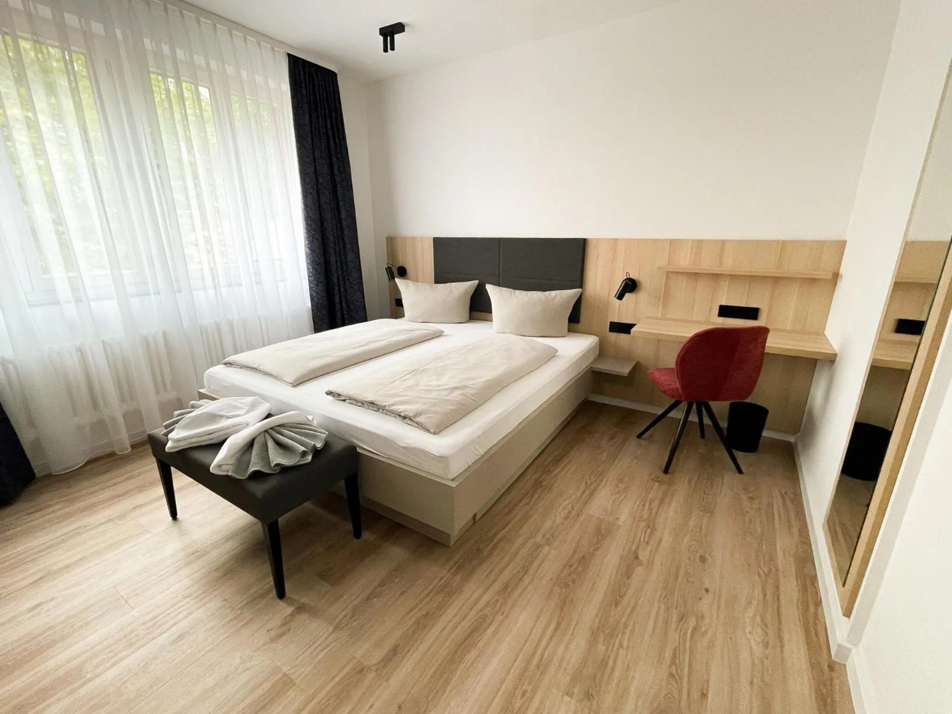 Photo of the whole room, Bed in HOLI City Apart Hotel Berlin